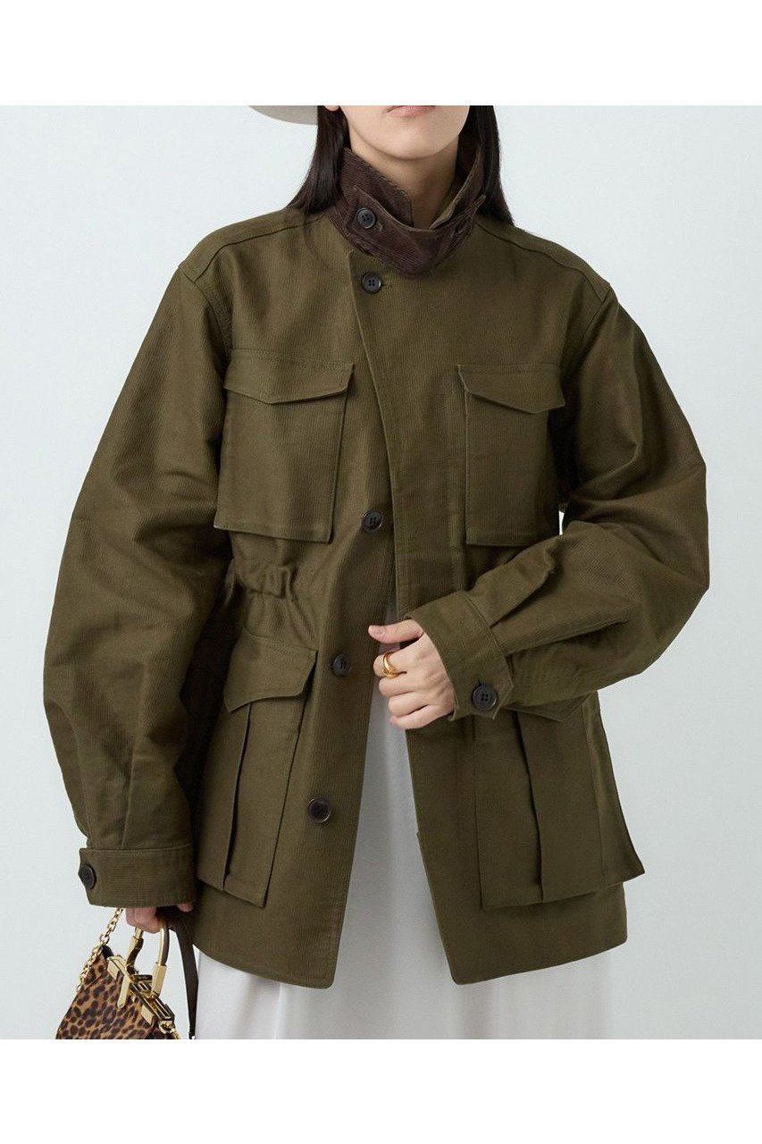 【Chaos/カオス】モードな感性で仕立てたミリタリーブルゾン【Chaos別注】 人気、トレンドファッション・服の通販 founy(ファニー) 【カオス/Chaos】 トレンドファッション・スタイル  Fashion Trends ファッション、ブランド PICK UP! Spotlight on Fashion Brands ファッション Fashion レディースファッション Ladies' Fashion Online アウター Coat Outerwear コート Coats モッズ/フィールドコート Mods Coats/Field Coats ショート Short ブルゾン Blouson ミリタリー Military NEW・新作・新着・新入荷 New Arrivals |ID:prp329100004595152