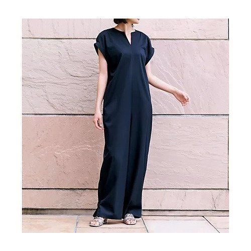 【E by eclat/イーバイエクラ】すっきり見えと上品さを両立した、大人仕様のキーネックブラウス 人気、トレンドファッション・服の通販 founy(ファニー) 【イーバイエクラ/E by eclat】 トレンドファッション・スタイル  Fashion Trends ファッション、ブランド PICK UP! Spotlight on Fashion Brands ファッション Fashion レディースファッション Ladies' Fashion Online ワンピース Dress オールインワン ワンピース All In One Dress ツイル Twill フィット Fit ロールアップ Roll Up 洗える Washable |ID:prp329100004598402
