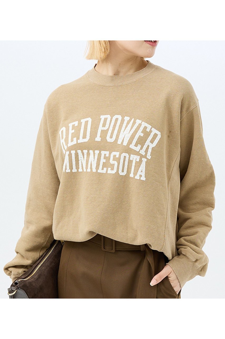 【DESIGN WORKS/デザイン ワークス】REMI RELIEF × DESIGNWORKS 別注 RED POWER スウェット 人気、トレンドファッション・服の通販 founy(ファニー) 【デザイン ワークス/DESIGN WORKS】 トレンドファッション・スタイル  Trendy Fashion & Style トレンド・ファッションスタイル Fashion Trends & Styles ファッション Fashion レディースファッション Fashion for Women トップス・カットソー Cut & Sew Tops シャツ・ブラウス・オフィスカジュアル Elegant Blouses & Button-Ups レディースパーカー・カジュアルフーディー Casual Hoodies & Sweatshirts ロングTシャツ・Tシャツ Longline T-Shirts & Tees スウェット・クルーネックトップス Sweatshirts & Crewnecks / Relaxed Fit Sweat Tops カットソー・ベーシックTシャツ Cut-and-Sewn Tops / Stretch Tees & Basics おすすめ Recommended / Our Picks スウェット / スエット Sweatshirt, Sweatwear スペシャル Special, Limited Edition スラックス Slacks, Dress Pants デニム Denim, Jeans Material ヴィンテージ Vintage Style 人気 Popular, Best Seller 別注 Limited Edition, Custom Order 新作・新入荷 New Arrivals / New In |ID:prp329100004600371