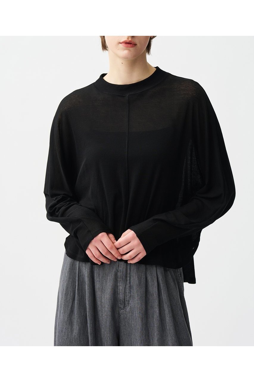 【uncrave/アンクレイヴ】涼感と柔らかさを纏う 極細リブのシアードルマントップス 人気、トレンドファッション・服の通販 founy(ファニー) 【アンクレイヴ/uncrave】 トレンドファッション・スタイル  Trendy Fashion & Style トレンド・ファッションスタイル Fashion Trends & Styles ファッション Fashion レディースファッション Fashion for Women トップス・カットソー Cut & Sew Tops ニット Knit Tops & Sweaters カジュアルプルオーバー・ニットトップス Pullovers & Knit Tops / Casual Pullovers イレギュラー Irregular Design グラデーション Gradient, Ombre シアー Sheer, See-Through 新作・新入荷 New Arrivals / New In |ID:prp329100004599341
