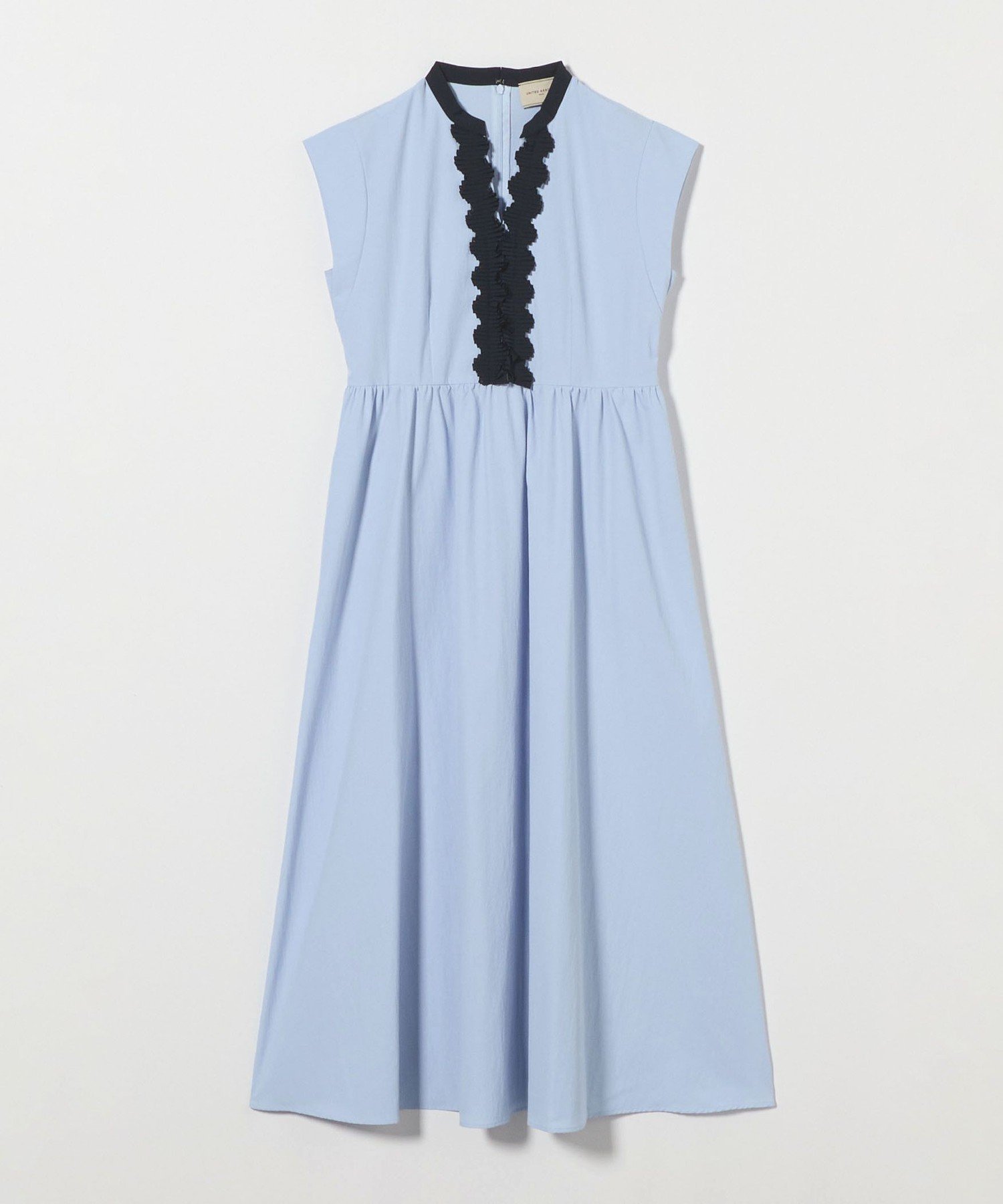【ユナイテッドアローズ / UNITED ARROWS】一枚で洗練された女性らしさを纏う主役級フレンチスリーブワンピース 人気、トレンドファッション・服の通販 founy(ファニー) 【ユナイテッドアローズ/UNITED ARROWS】 トレンドファッション・スタイル  Trendy Fashion & Style ファッション、ブランド PICK UP! Must-Have Online Fashion Brands ファッション Fashion レディースファッション Fashion for Women ワンピース Dresses ウォッシャブル Machine Washable 洗える Machine Washable カーディガン Cardigan, Knitwear 切替 Switching, Contrast Panel 吸水 Absorbent, Quick-Dry ジャケット Jacket, Outerwear スリーブ Sleeve, Long Sleeve / Short Sleeve タイプライター Typewriter Fabric, Crisp Cotton フレンチ French, French Style フロント Front, Front Design プリーツ Pleats, Pleated おすすめ Recommended / Our Picks エレガント 上品 Elegant |ID:prp329100004600614