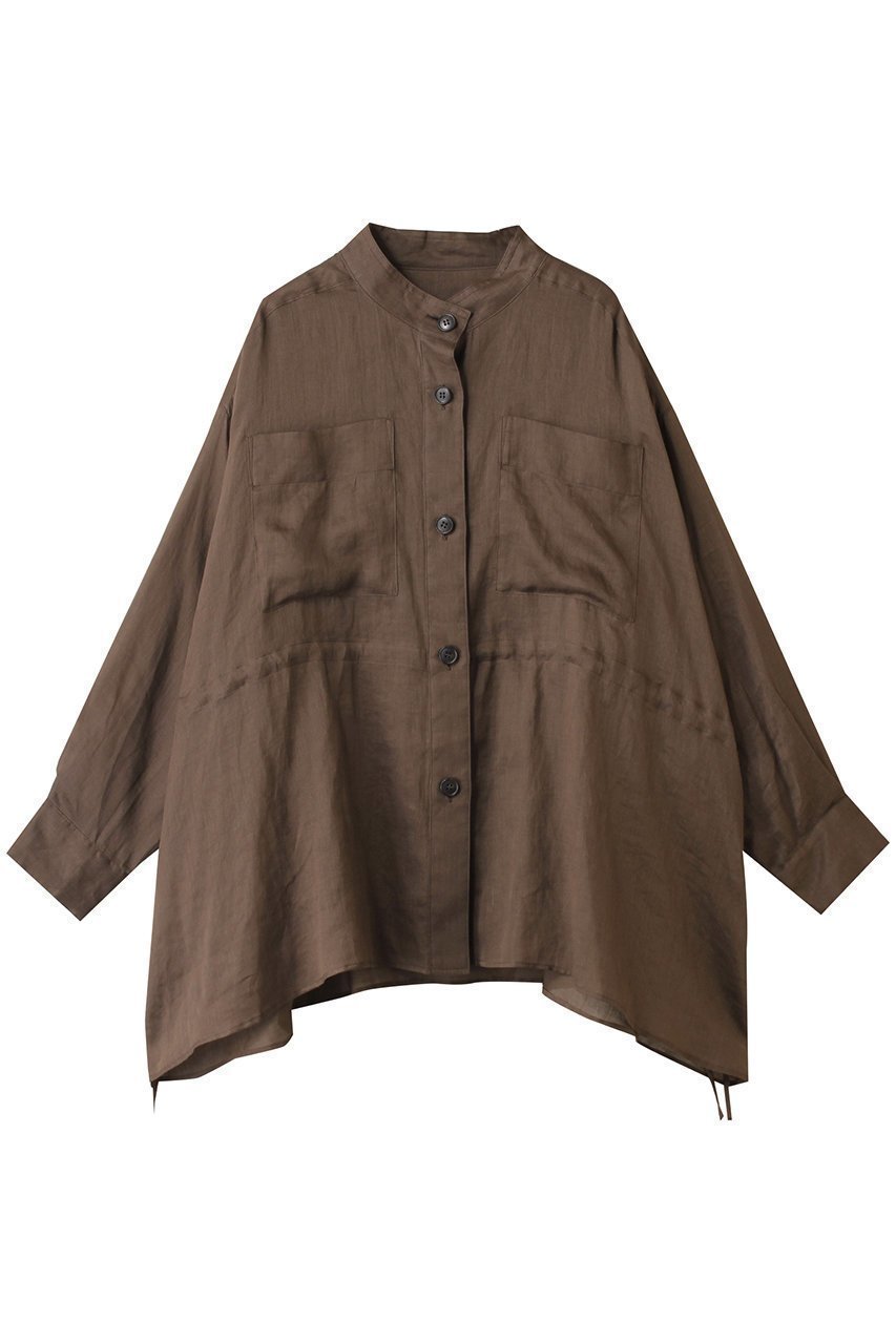 【1er Arrondissement/プルミエ アロンディスモン】計算されたシルエットと素材感が魅力 上品ワークテイストのシアーシャツブルゾン 人気、トレンドファッション・服の通販 founy(ファニー) 【プルミエ アロンディスモン/1er Arrondissement】 トレンドファッション・スタイル  Trendy Fashion & Style ファッション、ブランド PICK UP! Must-Have Online Fashion Brands ファッション Fashion レディースファッション Fashion for Women アウター Coat / Outerwear Collection レディースジャケット・軽アウター Jackets ブルゾンジャケット・スポーティアウター Blouson Jackets 2025年 2025 2025-2026秋冬・A/W Autumn/Winter 2025–26 AW25–26 ジャケット Jacket, Outerwear ドローストリング Drawstring, Pull Cord バランス Balance, Style Balance ブルゾン Blouson, Bomber Jacket ワーク Workwear, Utility Style A/W・秋冬 Autumn/Winter |ID:prp329100004601659