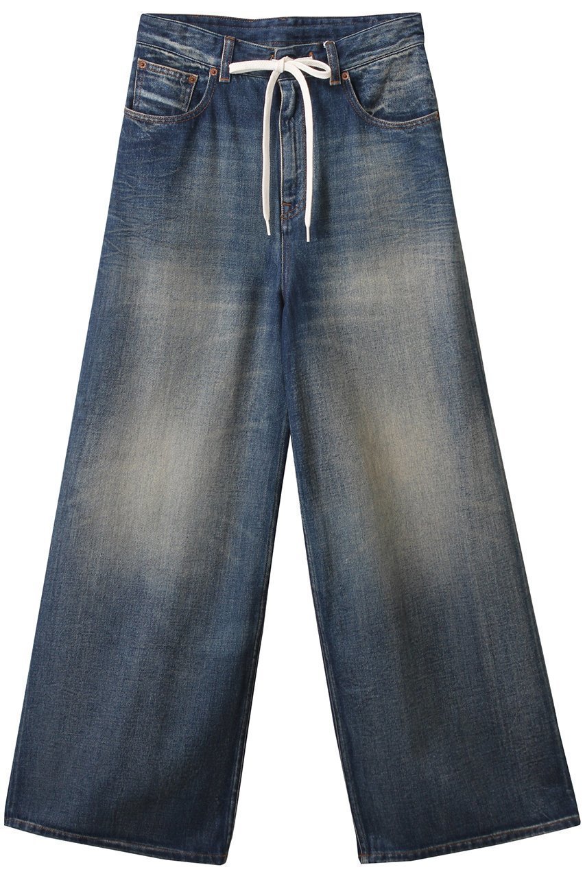 【MM6 Maison Martin Margiela/エムエム6 メゾン マルタン マルジェラ】大人カジュアルを極める 洗練ワイドシルエットのヴィンテージデニム 人気、トレンドファッション・服の通販 founy(ファニー) 【エムエム6 メゾン マルタン マルジェラ/MM6 Maison Martin Margiela】 トレンドファッション・スタイル  Trendy Fashion & Style ファッション、ブランド PICK UP! Must-Have Online Fashion Brands ファッション Fashion レディースファッション Fashion for Women パンツ Pants & Trousers デニムパンツ・ジーンズ・美脚デニム Denim Jeans & Pants 2025年 2025 2025-2026秋冬・A/W Autumn/Winter 2025–26 AW25–26 デニム Denim, Jeans Material バランス Balance, Style Balance ポケット Pocket, Pocket Detail ワイド Wide, Wide Fit A/W・秋冬 Autumn/Winter |ID:prp329100004600409