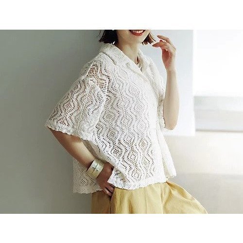 【12closet/トゥエルブクローゼット】一枚で着映えもこなれ感も レース×ショート丈の3WAYシャツで夏の着回し力アップ 人気、トレンドファッション・服の通販 founy(ファニー) 【トゥエルブクローゼット/12closet】 トレンドファッション・スタイル  Trendy Fashion & Style ファッション、ブランド PICK UP! Must-Have Online Fashion Brands ファッション Fashion レディースファッション Fashion for Women トップス・カットソー Cut & Sew Tops シャツ・ブラウス・オフィスカジュアル Elegant Blouses & Button-Ups ヴィンテージ Vintage Style 洗える Machine Washable カーディガン Cardigan, Knitwear キャミ Camisole, Cami Top クロップド Cropped, Short Length ショート Short, Short Length タンク Tank Top, Sleeveless Top バランス Balance, Style Balance ベーシック Basic, Essential ボックス Boxy, Box Shape ループ Loop, Loop Knit レース Lace, Lace Fabric 夏 Summer |ID:prp329100004600385