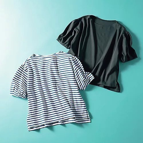 【12closet/トゥエルブクローゼット】上半身をすっきり魅せる 12closetの袖コンシャスカットソーで夏コーデに華やぎをプラス 人気、トレンドファッション・服の通販 founy(ファニー) 【トゥエルブクローゼット/12closet】 トレンドファッション・スタイル  Trendy Fashion & Style ファッション、ブランド PICK UP! Must-Have Online Fashion Brands ファッション Fashion レディースファッション Fashion for Women トップス・カットソー Cut & Sew Tops 洗える Machine Washable コンシャス Conscious, Bodycon シンプル Simple, Minimal スリット Slit, Slit Detail バランス Balance, Style Balance フェイス Face, Facial Design ボックス Boxy, Box Shape ボーダー Border, Stripe 無地 Plain, Solid Color 夏 Summer エレガント 上品 Elegant |ID:prp329100004600381