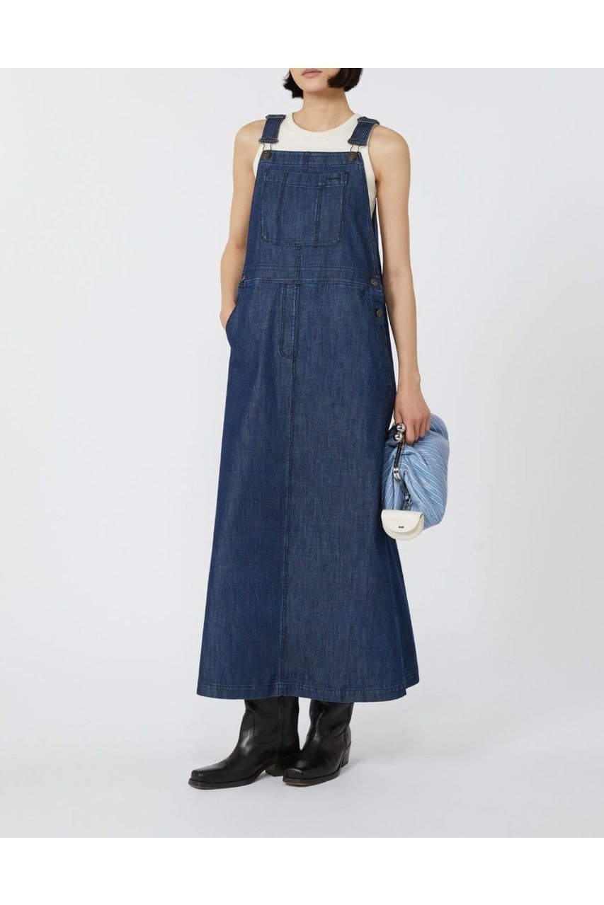 【Max Mara/マックスマーラ】の【Weekend Max Mara】KISS デニムドレス 人気、トレンドファッション・服の通販 founy(ファニー) 【マックスマーラ/Max Mara】 トレンドファッション・スタイル  Trendy Fashion & Style ファッション、ブランド PICK UP! Must-Have Online Fashion Brands ファッション Fashion レディースファッション Fashion for Women ワンピース Dresses フォーマル・パーティードレス・結婚式用ドレス Elegant & Casual Dresses チュニック Tunic Tops & Dresses 2025年 2025 2025-2026秋冬・A/W Autumn/Winter 2025–26 AW25–26 ギャザー Gathered, Ruffled サスペンダー Suspenders, Braces チュニック Tunic, Long Top デニム Denim, Jeans Material ドレス Dress, One-Piece パッチ Patch, Appliqué フレア Flare, Flared ポケット Pocket, Pocket Detail ロング Long, Long-Length A/W・秋冬 Autumn/Winter |ID:prp329100004610657