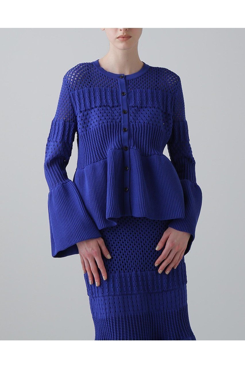 【アドーア / ADORE】のパターンニットカーディガン 人気、トレンドファッション・服の通販 founy(ファニー) 【アドーア/ADORE】 トレンドファッション・スタイル  Trendy Fashion & Style ファッション、ブランド PICK UP! Must-Have Online Fashion Brands ファッション Fashion レディースファッション Fashion for Women トップス・カットソー Cut & Sew Tops ニット Knit Tops & Sweaters カーディガン・羽織り Layered Style Cardigans カジュアルプルオーバー・ニットトップス Pullovers & Knit Tops / Casual Pullovers アイレット Eyelet Lace ペプラム Peplum, Flared Hem 新作・新入荷 New Arrivals / New In |ID:prp329100004610704