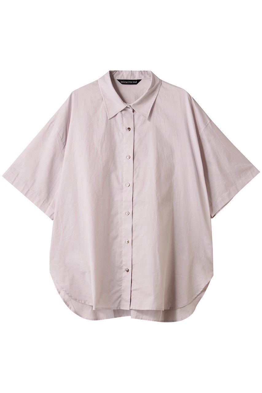 【ミズイロ インド / mizuiro ind】のhalf slv wide shirt シャツ 人気、トレンドファッション・服の通販 founy(ファニー) 【ミズイロ インド/mizuiro ind】 トレンドファッション・スタイル  Trendy Fashion & Style ファッション、ブランド PICK UP! Must-Have Online Fashion Brands ファッション Fashion レディースファッション Fashion for Women トップス・カットソー Cut & Sew Tops シャツ・ブラウス・オフィスカジュアル Elegant Blouses & Button-Ups シアー Sheer, See-Through ショート Short, Short Length シンプル Simple, Minimal スリット Slit, Slit Detail スリーブ Sleeve, Long Sleeve / Short Sleeve リラックス Relax, Relaxed Fit エレガント 上品 Elegant 新作・新入荷 New Arrivals / New In 無地 Plain, Solid Color |ID:prp329100004613307