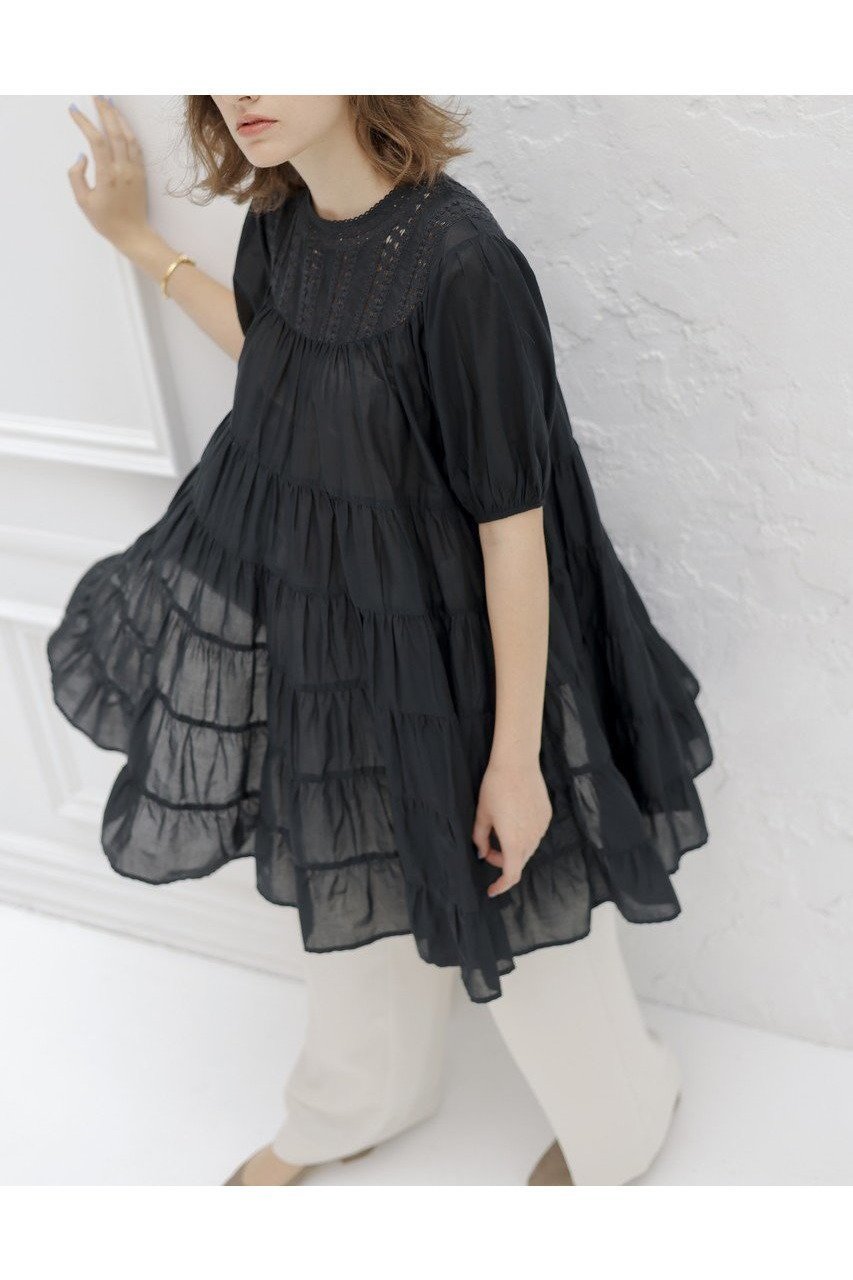 【マーレット / MERLETTE】のESTELLE レースヨークパフスリーブミニドレス 人気、トレンドファッション・服の通販 founy(ファニー) 【マーレット/MERLETTE】 トレンドファッション・スタイル  Trendy Fashion & Style ファッション、ブランド PICK UP! Must-Have Online Fashion Brands ファッション Fashion レディースファッション Fashion for Women ワンピース Dresses フォーマル・パーティードレス・結婚式用ドレス Elegant & Casual Dresses チュニック Tunic Tops & Dresses 2025年 2025 2025-2026秋冬・A/W Autumn/Winter 2025–26 AW25–26 オケージョン Occasion Wear シューズ Shoes, Footwear スリーブ Sleeve, Long Sleeve / Short Sleeve チュニック Tunic, Long Top ドレス Dress, One-Piece フェミニン Feminine, Girly ヨーク Yoke, Yoke Design レース Lace, Lace Fabric エレガント 上品 Elegant A/W・秋冬 Autumn/Winter |ID:prp329100004614972