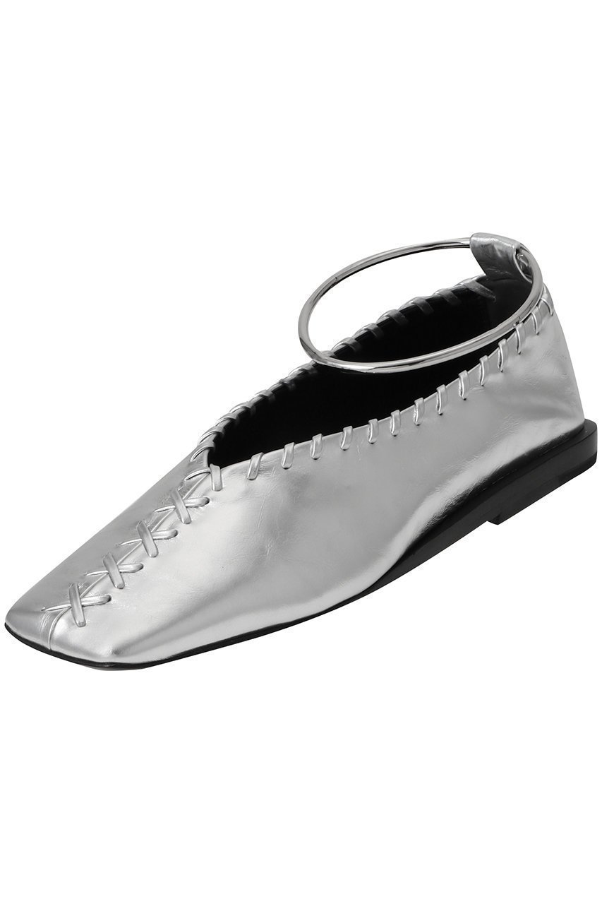 【ジル サンダー / JIL SANDER】のRING メタリック バレリーナ(アンクレット付) 人気、トレンドファッション・服の通販 founy(ファニー) 【ジル サンダー/JIL SANDER】 トレンドファッション・スタイル  Trendy Fashion & Style ファッション、ブランド PICK UP! Must-Have Online Fashion Brands ファッション Fashion レディースファッション Fashion for Women 2025年 2025 2025-2026秋冬・A/W Autumn/Winter 2025–26 AW25–26 アクセサリー Fashion Accessories シューズ Shoes, Footwear バレエ Ballet, Ballet Style パーティ Party, Party Style フラット Flat, Flat Shoes エレガント 上品 Elegant 定番 Standard, Basic Item A/W・秋冬 Autumn/Winter |ID:prp329100004615936