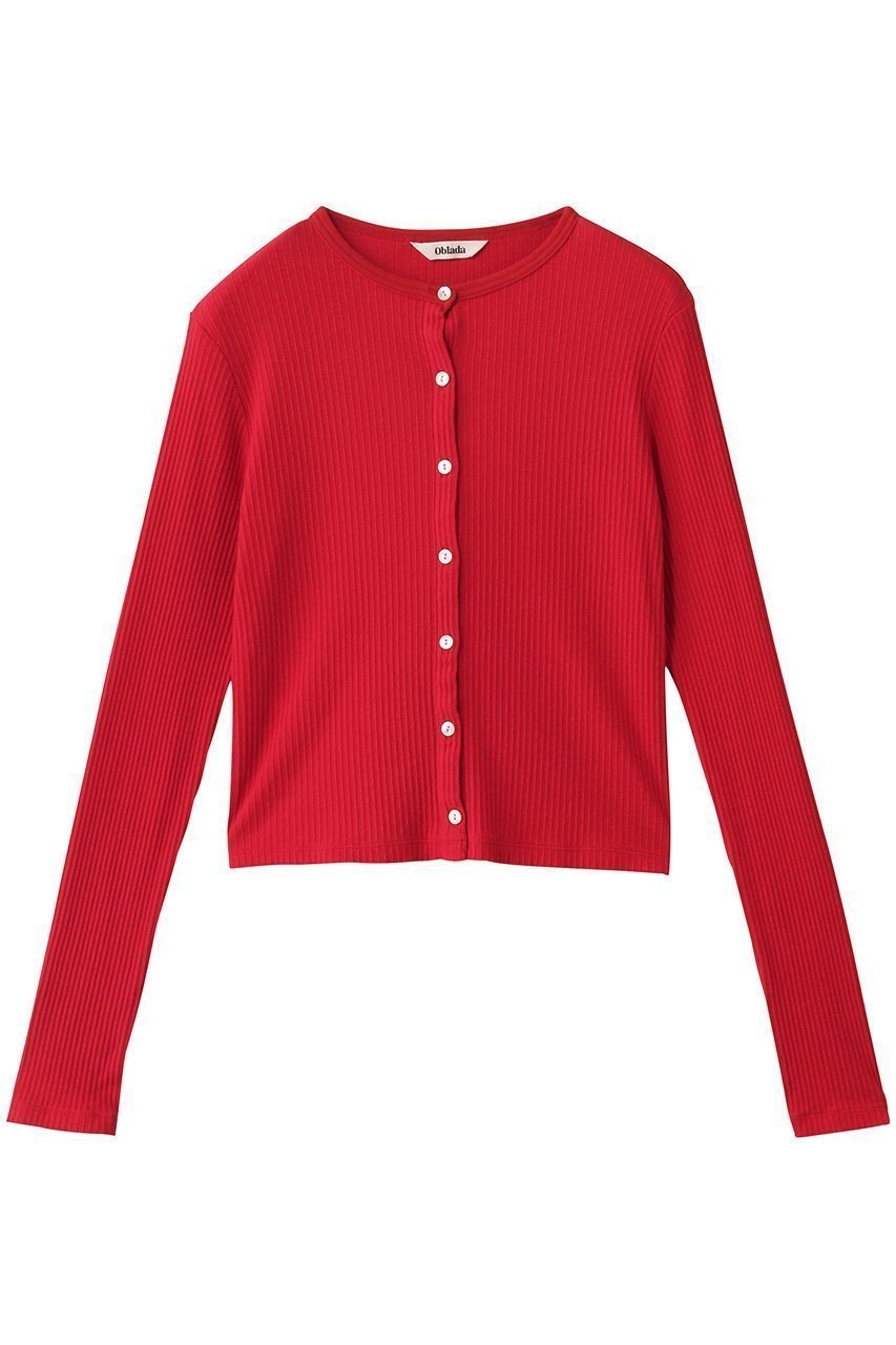 【オブラダ / Oblada】のリブカーディガン 人気、トレンドファッション・服の通販 founy(ファニー) 【オブラダ/Oblada】 トレンドファッション・スタイル  Trendy Fashion & Style ファッション、ブランド PICK UP! Must-Have Online Fashion Brands ファッション Fashion レディースファッション Fashion for Women トップス・カットソー Cut & Sew Tops ニット Knit Tops & Sweaters カーディガン・羽織り Layered Style Cardigans 2025年 2025 2025-2026秋冬・A/W Autumn/Winter 2025–26 AW25–26 カーディガン Cardigan, Knitwear コンパクト Compact, Small Size シンプル Simple, Minimal フォルム Silhouette, Form エレガント 上品 Elegant A/W・秋冬 Autumn/Winter |ID:prp329100004621261