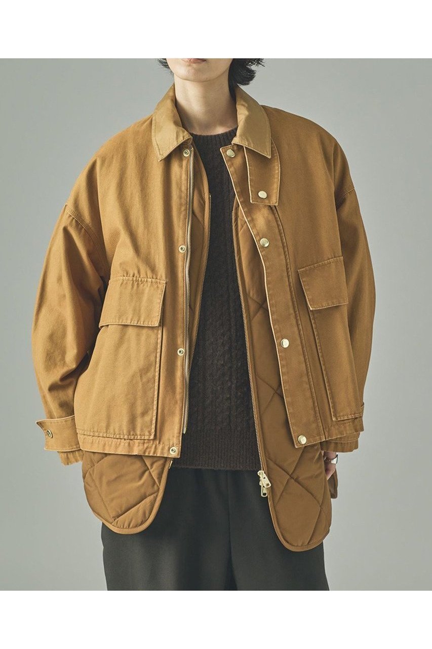 【カレンソロジー / Curensology】のコットンワークブルゾン 人気、トレンドファッション・服の通販 founy(ファニー) 【カレンソロジー/Curensology】 トレンドファッション・スタイル  Trendy Fashion & Style ファッション、ブランド PICK UP! Must-Have Online Fashion Brands ファッション Fashion レディースファッション Fashion for Women アウター Coat / Outerwear Collection レディースジャケット・軽アウター Jackets ブルゾンジャケット・スポーティアウター Blouson Jackets インナー Innerwear キルティング Quilted, Quilting サテン Satin, Glossy Fabric ショート Short, Short Length ジャケット Jacket, Outerwear バランス Balance, Style Balance フロント Front, Front Design ブルゾン Blouson, Bomber Jacket ベスト Vest, Waistcoat ポケット Pocket, Pocket Detail ワーク Workwear, Utility Style ヴィンテージ Vintage Style 再入荷 Restock / Back in Stock |ID:prp329100004626459