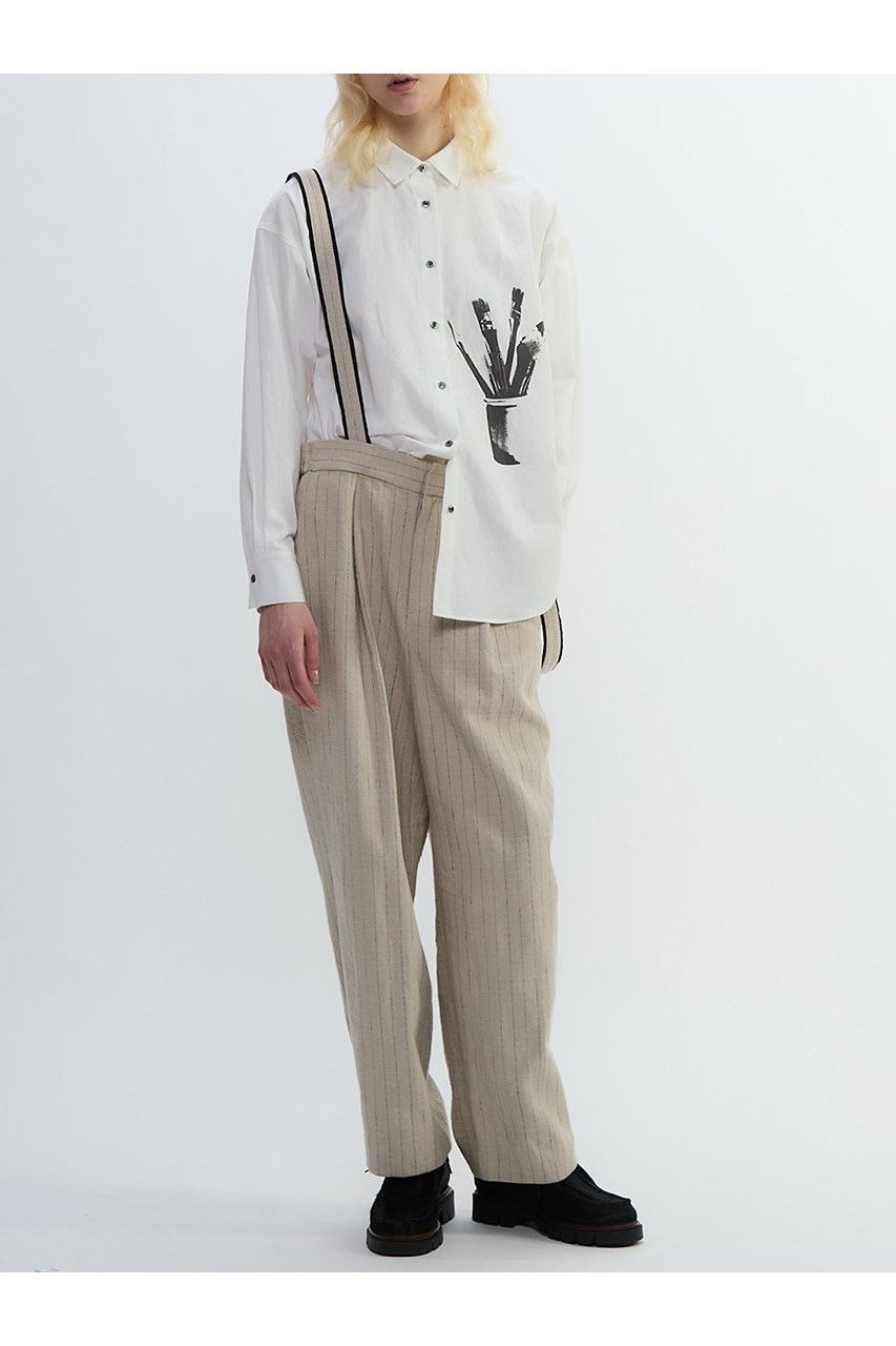 【プレインピープル / PLAIN PEOPLE】のヘビーコットンリネンサスペンダーパンツ 人気、トレンドファッション・服の通販 founy(ファニー) 【プレインピープル/PLAIN PEOPLE】 トレンドファッション・スタイル  Trendy Fashion & Style ファッション、ブランド PICK UP! Must-Have Online Fashion Brands ファッション Fashion レディースファッション Fashion for Women パンツ Pants & Trousers 2025年 2025 2025-2026秋冬・A/W Autumn/Winter 2025–26 AW25–26 おすすめ Recommended / Our Picks クロップド Cropped, Short Length サスペンダー Suspenders, Braces シャンブレー Chambray, Denim-Like Fabric シンプル Simple, Minimal ジャケット Jacket, Outerwear ストライプ Stripe, Striped Pattern ダンガリー Dungaree, Chambray トリミング Trimming, Decorative Edge バルーン Balloon, Balloon Silhouette ペンシル Pencil, Pencil Skirt リネン Linen, Linen Fabric A/W・秋冬 Autumn/Winter |ID:prp329100004627515