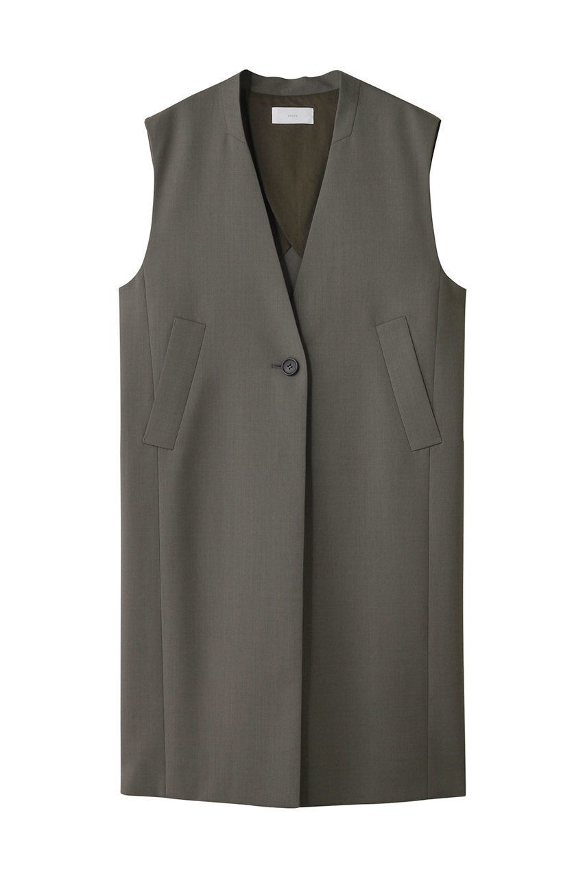【エブール / ebure】のハイカウントオックスウール ロングジレ 人気、トレンドファッション・服の通販 founy(ファニー) 【エブール/ebure】 トレンドファッション・スタイル  Trendy Fashion & Style ファッション、ブランド PICK UP! Must-Have Online Fashion Brands ファッション Fashion レディースファッション Fashion for Women アウター Coat / Outerwear Collection レディースジャケット・軽アウター Jackets 2025年 2025 2025-2026秋冬・A/W Autumn/Winter 2025–26 AW25–26 カッティング Cutting Detail ジャケット Jacket, Outerwear センター Center, Center Line ベスト Vest, Waistcoat ボックス Boxy, Box Shape マニッシュ Mannish, Boyish A/W・秋冬 Autumn/Winter |ID:prp329100004632831