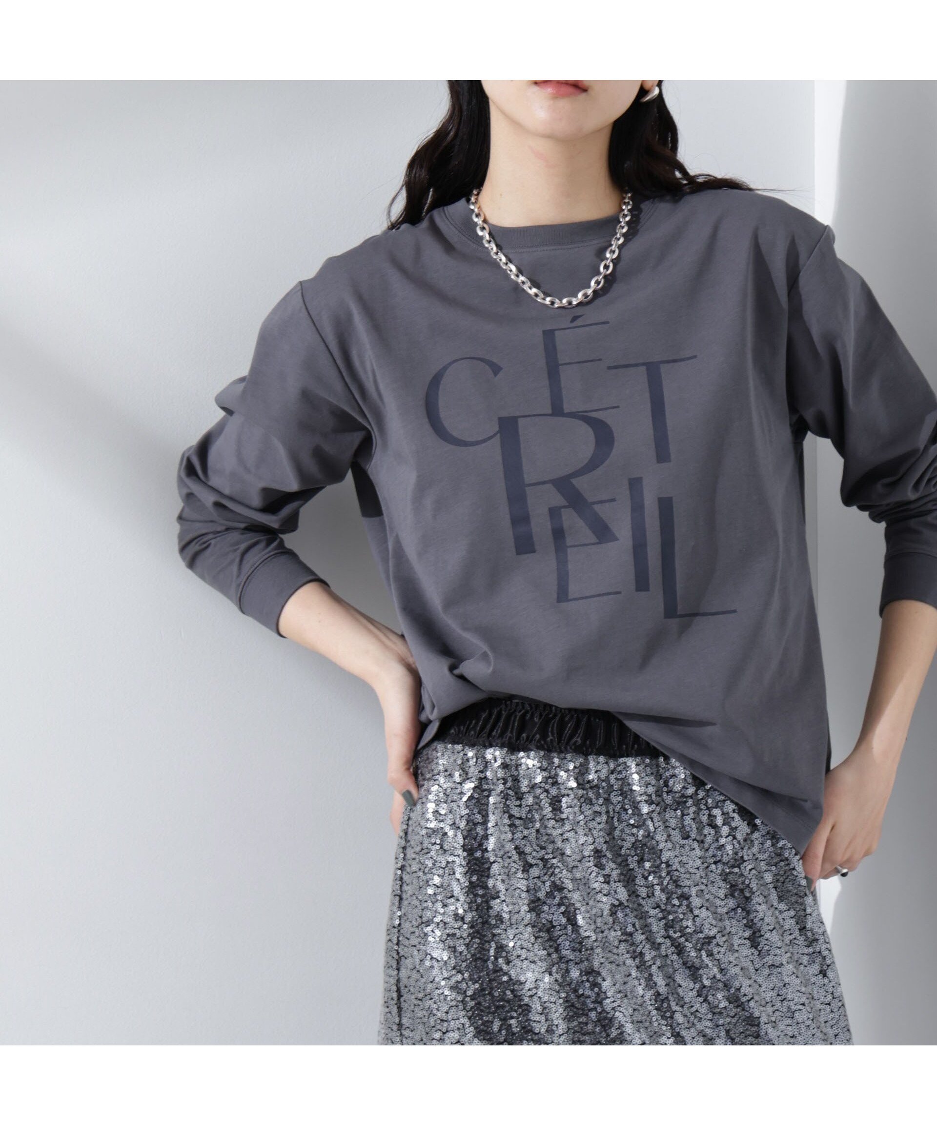 【ナノ ユニバース / nano universe】のプリントロゴロンT 人気、トレンドファッション・服の通販 founy(ファニー) 【ナノ ユニバース/nano universe】 トレンドファッション・スタイル  Trendy Fashion & Style ファッション、ブランド PICK UP! Must-Have Online Fashion Brands ファッション Fashion レディースファッション Fashion for Women トップス・カットソー Cut & Sew Tops ロングTシャツ・Tシャツ Longline T-Shirts & Tees カーディガン Cardigan, Knitwear コンパクト Compact, Small Size シルケット Silket, Silky Cotton シンプル Simple, Minimal ジャケット Jacket, Outerwear スタイリッシュ Stylish, Fashionable スパンコール Sequins, Sequin Embellishment スリット Slit, Slit Detail プリント Print, Printed Pattern ワイド Wide, Wide Fit おすすめ Recommended / Our Picks 2025年 2025 2025春夏・S/S Spring/Summer 2025 SS25 |ID:prp329100004543979