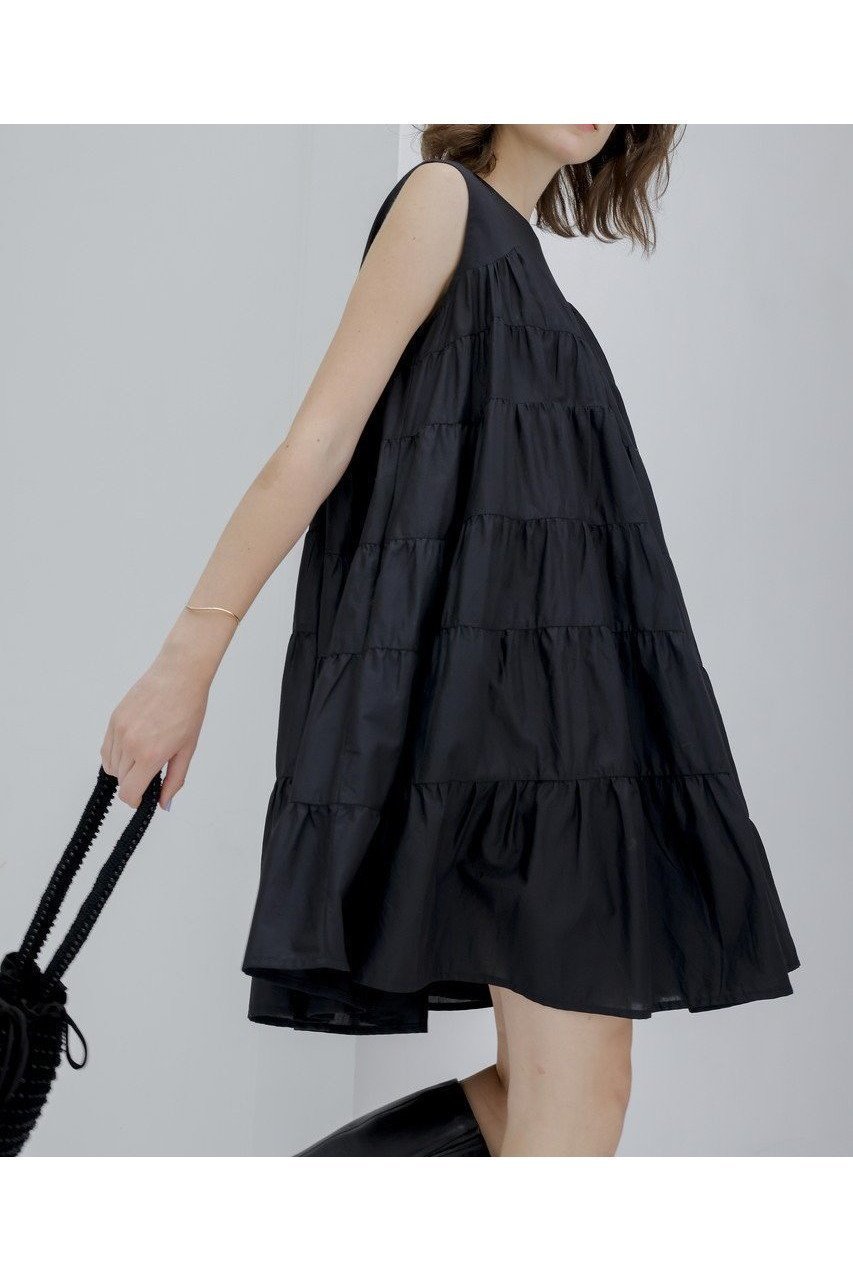 【マーレット / MERLETTE】のLANAI ノースリーブティアードミニドレス 人気、トレンドファッション・服の通販 founy(ファニー) 【マーレット/MERLETTE】 トレンドファッション・スタイル  Trendy Fashion & Style ファッション、ブランド PICK UP! Must-Have Online Fashion Brands ファッション Fashion レディースファッション Fashion for Women ワンピース Dresses フォーマル・パーティードレス・結婚式用ドレス Elegant & Casual Dresses チュニック Tunic Tops & Dresses 2025年 2025 2025-2026秋冬・A/W Autumn/Winter 2025–26 AW25–26 チュニック Tunic, Long Top ドレス Dress, One-Piece A/W・秋冬 Autumn/Winter |ID:prp329100004636669