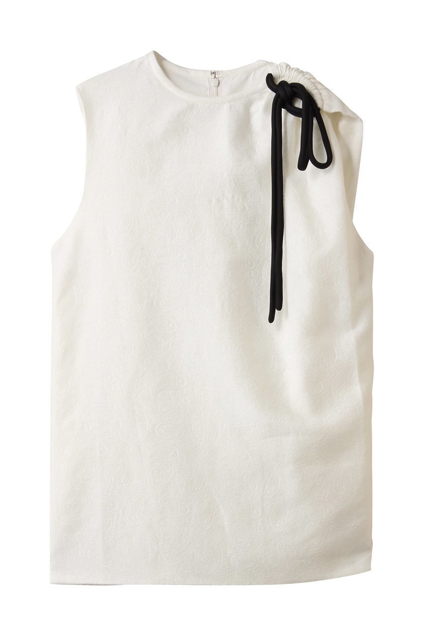 【セアン / SCEARN】のCOTTON NYLON JACQUARD ブラウス 人気、トレンドファッション・服の通販 founy(ファニー) 【セアン/SCEARN】 トレンドファッション・スタイル  Trendy Fashion & Style ファッション、ブランド PICK UP! Must-Have Online Fashion Brands ファッション Fashion レディースファッション Fashion for Women トップス・カットソー Cut & Sew Tops キャミソール&ノースリーブ Camisoles & Sleeveless Tops シャツ・ブラウス・オフィスカジュアル Elegant Blouses & Button-Ups 2025年 2025 2025-2026秋冬・A/W Autumn/Winter 2025–26 AW25–26 エレガント 上品 Elegant シンプル Simple, Minimal ジャカード／ジャガード Jacquard, Woven Pattern ノースリーブ Sleeveless, No-Sleeve リュクス Luxury, Elegant, High-End, Chic A/W・秋冬 Autumn/Winter |ID:prp329100004636711