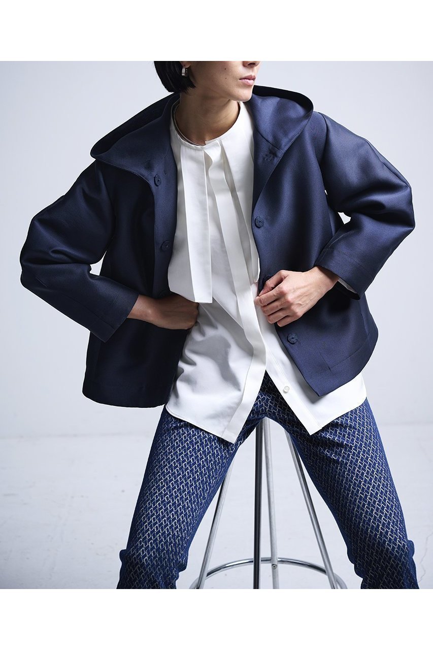 【エムフィル / M Fil】のシルキーWクロス フード付パーカー 人気、トレンドファッション・服の通販 founy(ファニー) 【エムフィル/M Fil】 トレンドファッション・スタイル  Trendy Fashion & Style ファッション、ブランド PICK UP! Must-Have Online Fashion Brands ファッション Fashion レディースファッション Fashion for Women アウター Coat / Outerwear Collection レディースジャケット・軽アウター Jackets ブルゾンジャケット・スポーティアウター Blouson Jackets 2025年 2025 2025-2026秋冬・A/W Autumn/Winter 2025–26 AW25–26 なめらか Smooth, Silky Texture エレガント 上品 Elegant ジャケット Jacket, Outerwear ダブル Double, Double-Breasted デニム Denim, Jeans Material パーカー Hoodie, Parka ブルゾン Blouson, Bomber Jacket A/W・秋冬 Autumn/Winter |ID:prp329100004640185