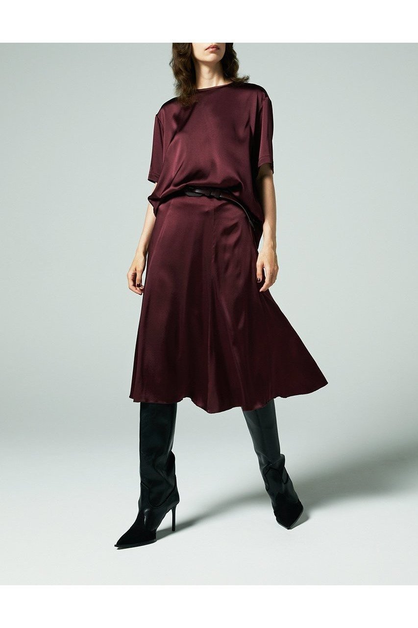 【オーヴィル / EAUVIRE】のウォッシャブルシルクTブラウス 人気、トレンドファッション・服の通販 founy(ファニー) 【オーヴィル/EAUVIRE】 トレンドファッション・スタイル  Trendy Fashion & Style ファッション、ブランド PICK UP! Must-Have Online Fashion Brands ファッション Fashion レディースファッション Fashion for Women トップス・カットソー Cut & Sew Tops シャツ・ブラウス・オフィスカジュアル Elegant Blouses & Button-Ups ロングTシャツ・Tシャツ Longline T-Shirts & Tees カットソー・ベーシックTシャツ Cut-and-Sewn Tops / Stretch Tees & Basics サテン Satin, Glossy Fabric ショート Short, Short Length シルク Silk, 100% Silk ストレッチ Stretch, Stretchy Fabric スリーブ Sleeve, Long Sleeve / Short Sleeve エレガント 上品 Elegant 半袖 Short Sleeve, Half Sleeve 定番 Standard, Basic Item |ID:prp329100004645484