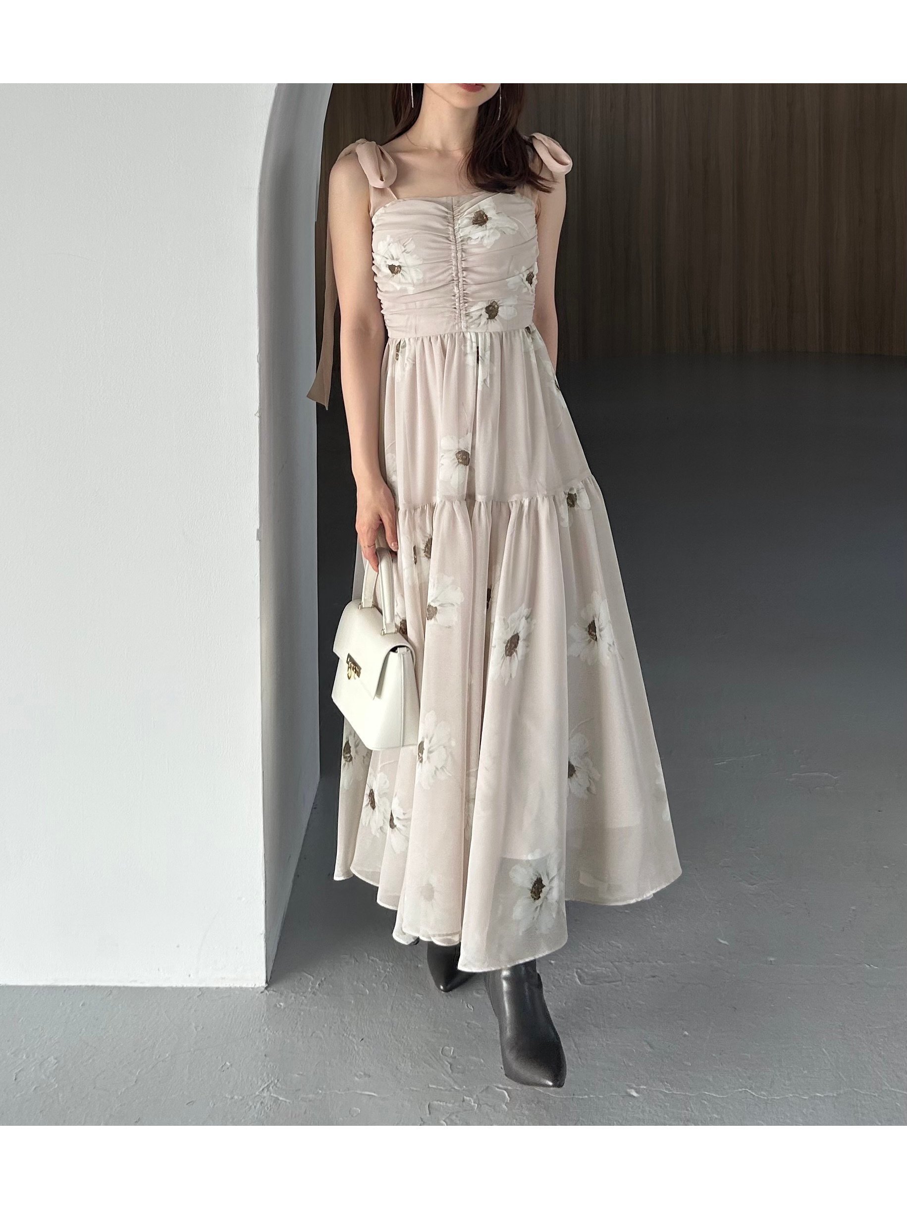 【スナイデル / SNIDEL】の【FLOWER COLLECTION】プリントショルダーリボンワンピース 人気、トレンドファッション・服の通販 founy(ファニー) 【スナイデル/SNIDEL】 トレンドファッション・スタイル  Trendy Fashion & Style ファッション、ブランド PICK UP! Must-Have Online Fashion Brands ファッション Fashion レディースファッション Fashion for Women ワンピース Dresses イエロー Yellow シフォン Chiffon, Lightweight Fabric シャーリング Shirring, Ruched フィット Fit, Slim Fit プリント Print, Printed Pattern マーガレット Marguerite, Daisy Pattern ミックス Mix, Mixed Style 無地 Plain, Solid Color リボン Ribbon, Bow おすすめ Recommended / Our Picks エレガント 上品 Elegant |ID:prp329100004646072