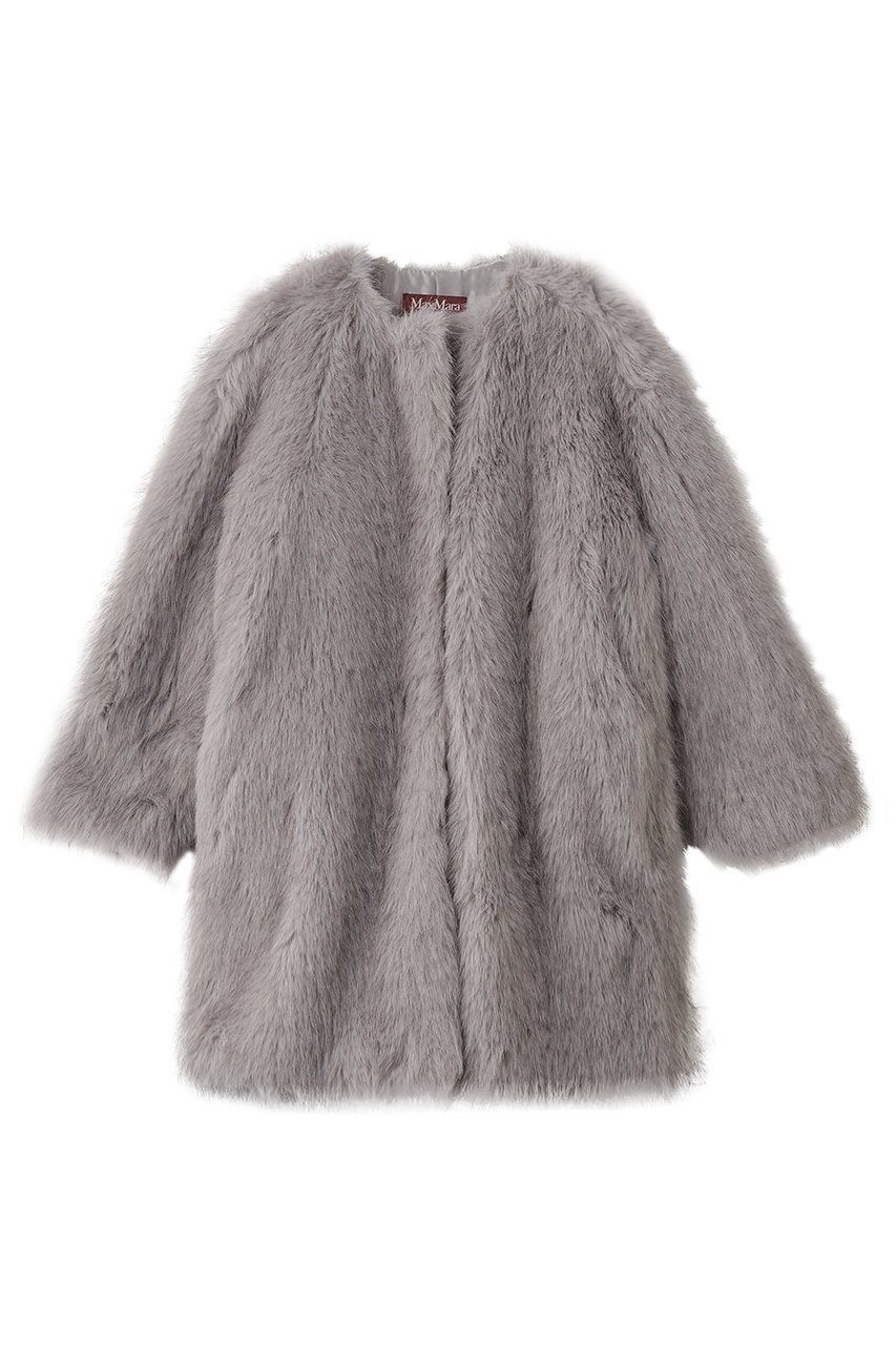 【マックスマーラ / Max Mara】の【Max Mara Studio】EROS フェイクファー ノーカラーコート 人気、トレンドファッション・服の通販 founy(ファニー) 【マックスマーラ/Max Mara】 トレンドファッション・スタイル  Trendy Fashion & Style ファッション、ブランド PICK UP! Must-Have Online Fashion Brands ファッション Fashion レディースファッション Fashion for Women アウター Coat / Outerwear Collection コート・ロングコート・ピーコート Long Coats, Peacoats & More 2025年 2025 2025-2026秋冬・A/W Autumn/Winter 2025–26 AW25–26 パーティ Party, Party Style フェイクファー Faux Fur, Imitation Fur ロング Long, Long-Length A/W・秋冬 Autumn/Winter |ID:prp329100004647713