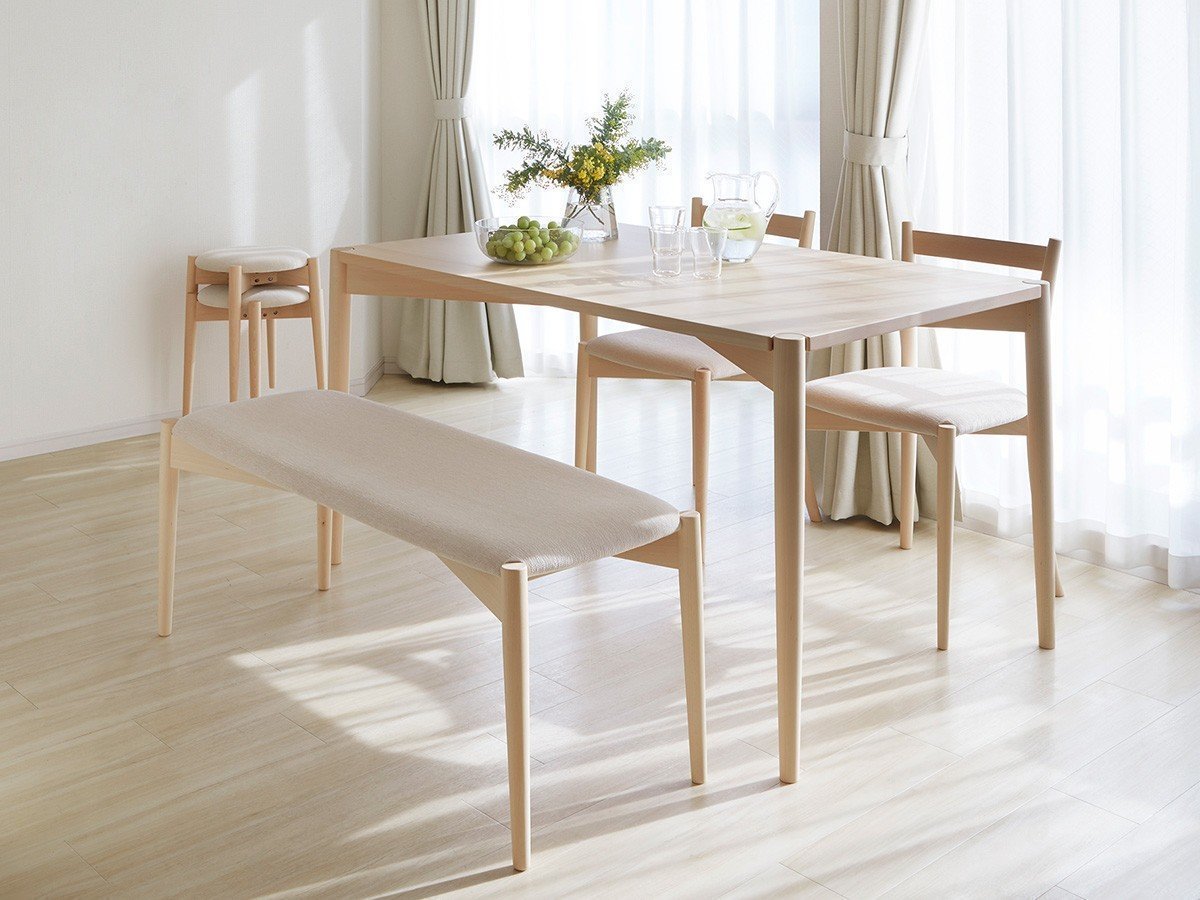 【秋田木工 / Akimoku】のLYKKE Dining Table / リュッケ ダイニングテーブル 幅135cm 人気、トレンドファッション・服の通販 founy(ファニー) 【秋田木工/Akimoku / GOODS】 トレンドファッション・スタイル  Trendy Fashion & Style インテリア・デザイナーズ家具 Top Interior & Designer Furniture コンパクト Compact, Small Size テーブル Table, Dining Table ホーム・キャンプ・アウトドア・お取り寄せ Home Living / Home & Lifestyle / Camping Gear / Outdoor Camping 家具・インテリア Home Furniture & Interior. Stylish & Functional Living Spaces テーブル Dining, Coffee & Side Tables ダイニングテーブル・食卓テーブル Dining Tables |ID:prp329100003907735