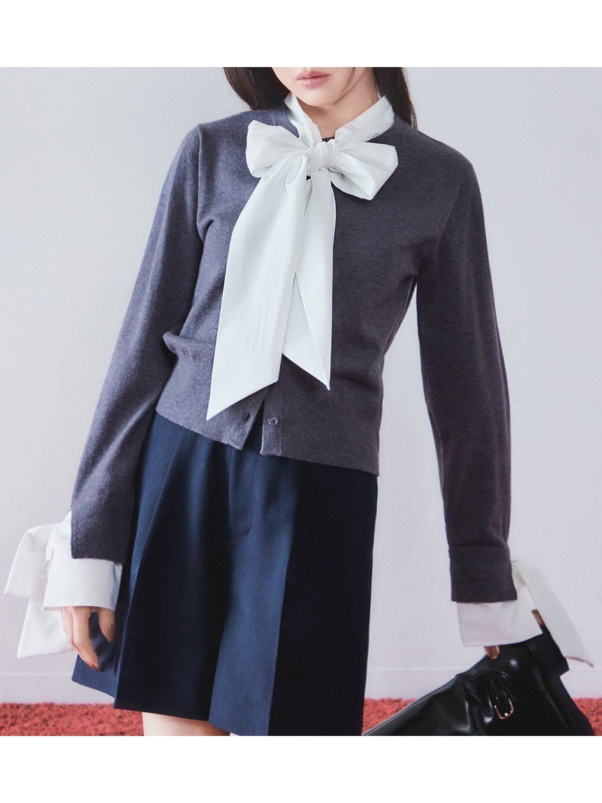 【スナイデル / SNIDEL】のボウタイドッキングニットプルオーバー 人気、トレンドファッション・服の通販 founy(ファニー) 【スナイデル/SNIDEL】 トレンドファッション・スタイル  Trendy Fashion & Style ファッション、ブランド PICK UP! Must-Have Online Fashion Brands ファッション Fashion レディースファッション Fashion for Women トップス・カットソー Cut & Sew Tops ニット Knit Tops & Sweaters カジュアルプルオーバー・ニットトップス Pullovers & Knit Tops / Casual Pullovers ウェーブ Wavy Pattern カフス Cuff Design カーディガン Cardigan, Knitwear ストライプ Stripe, Striped Pattern ストレッチ Stretch, Stretchy Fabric ストレート Straight, Straight Cut ドッキング Docking, Mixed Material ビッグ Big, Oversized ブロード Broadcloth, Fine Cotton 無地 Plain, Solid Color リボン Ribbon, Bow おすすめ Recommended / Our Picks |ID:prp329100004615248