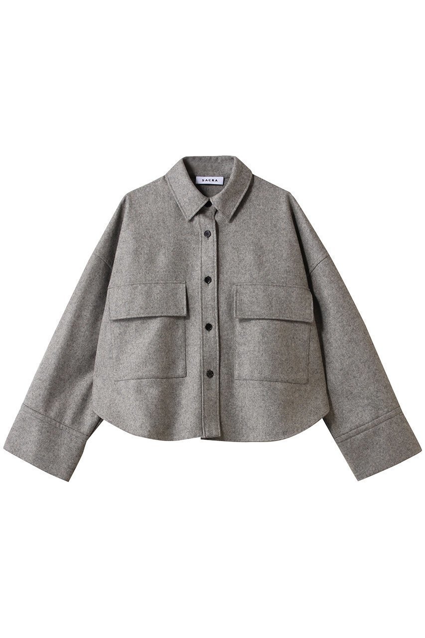 【サクラ / SACRA】のフランネルシャツジャケット 人気、トレンドファッション・服の通販 founy(ファニー) 【サクラ/SACRA】 トレンドファッション・スタイル  Trendy Fashion & Style ファッション、ブランド PICK UP! Must-Have Online Fashion Brands ファッション Fashion レディースファッション Fashion for Women アウター Coat / Outerwear Collection レディースジャケット・軽アウター Jackets トップス・カットソー Cut & Sew Tops 2025年 2025 2025-2026秋冬・A/W Autumn/Winter 2025–26 AW25–26 クロップド Cropped, Short Length ジャケット Jacket, Outerwear スリーブ Sleeve, Long Sleeve / Short Sleeve バランス Balance, Style Balance メランジ Melange, Mixed Yarn ロング Long, Long-Length A/W・秋冬 Autumn/Winter |ID:prp329100004650991