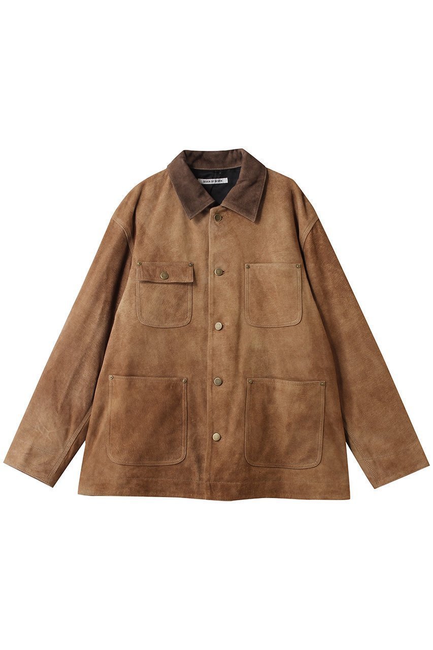 【セブン バイ セブン / SEVEN BY SEVEN / MEN】の【MEN】LEATHER MICHIGAN チョアコート 人気、トレンドファッション・服の通販 founy(ファニー) 【セブン バイ セブン/SEVEN BY SEVEN / MEN】 トレンドファッション・スタイル  Trendy Fashion & Style メンズ、トレンドファッション Trending Men's Fashion Picks ファッション Fashion メンズファッション Fashion for Men 2025年 2025 2025-2026秋冬・A/W Autumn/Winter 2025–26 AW25–26 ジャケット Jacket, Outerwear ブルゾン Blouson, Bomber Jacket A/W・秋冬 Autumn/Winter |ID:prp329100004653167