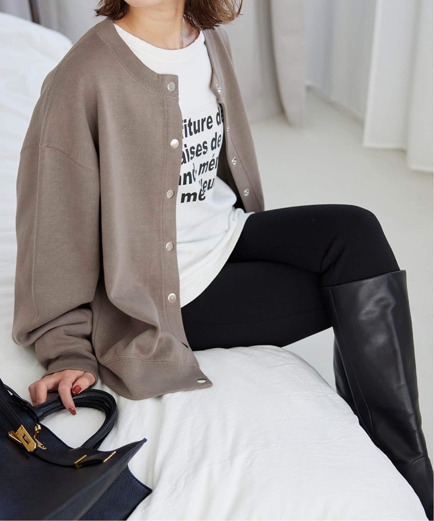 【スローブ イエナ / SLOBE IENA】のダブルフェイスジャージースナップカーディガン 人気、トレンドファッション・服の通販 founy(ファニー) 【スローブ イエナ/SLOBE IENA】 トレンドファッション・スタイル  Trendy Fashion & Style ファッション、ブランド PICK UP! Must-Have Online Fashion Brands ファッション Fashion レディースファッション Fashion for Women トップス・カットソー Cut & Sew Tops カーディガン・羽織り Layered Style Cardigans 2025年 2025 2025-2026秋冬・A/W Autumn/Winter 2025–26 AW25–26 |ID:prp329100004599791