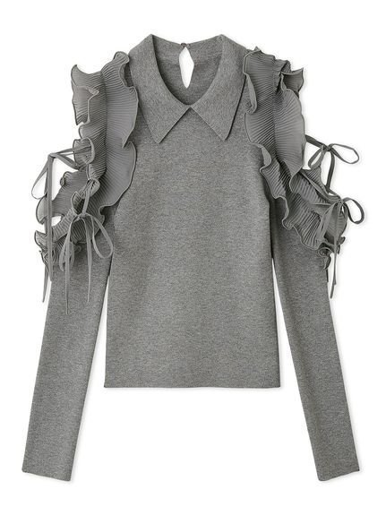 【スナイデル / SNIDEL】のプリーツフリルニットプルオーバー 人気、トレンドファッション・服の通販 founy(ファニー) 【スナイデル/SNIDEL】 トレンドファッション・スタイル  Trendy Fashion & Style ファッション、ブランド PICK UP! Must-Have Online Fashion Brands ファッション Fashion レディースファッション Fashion for Women トップス・カットソー Cut & Sew Tops ニット Knit Tops & Sweaters カジュアルプルオーバー・ニットトップス Pullovers & Knit Tops / Casual Pullovers ウェーブ Wavy Pattern 今季 This Season, Current Season ショルダー Shoulder, Shoulder Strap ドッキング Docking, Mixed Material 定番 Standard, Basic Item 人気 Popular, Best Seller フィット Fit, Slim Fit フェミニン Feminine, Girly フリル Frill, Ruffle プリーツ Pleats, Pleated ボトム Bottoms, Lower Wear リボン Ribbon, Bow おすすめ Recommended / Our Picks |ID:prp329100004659208
