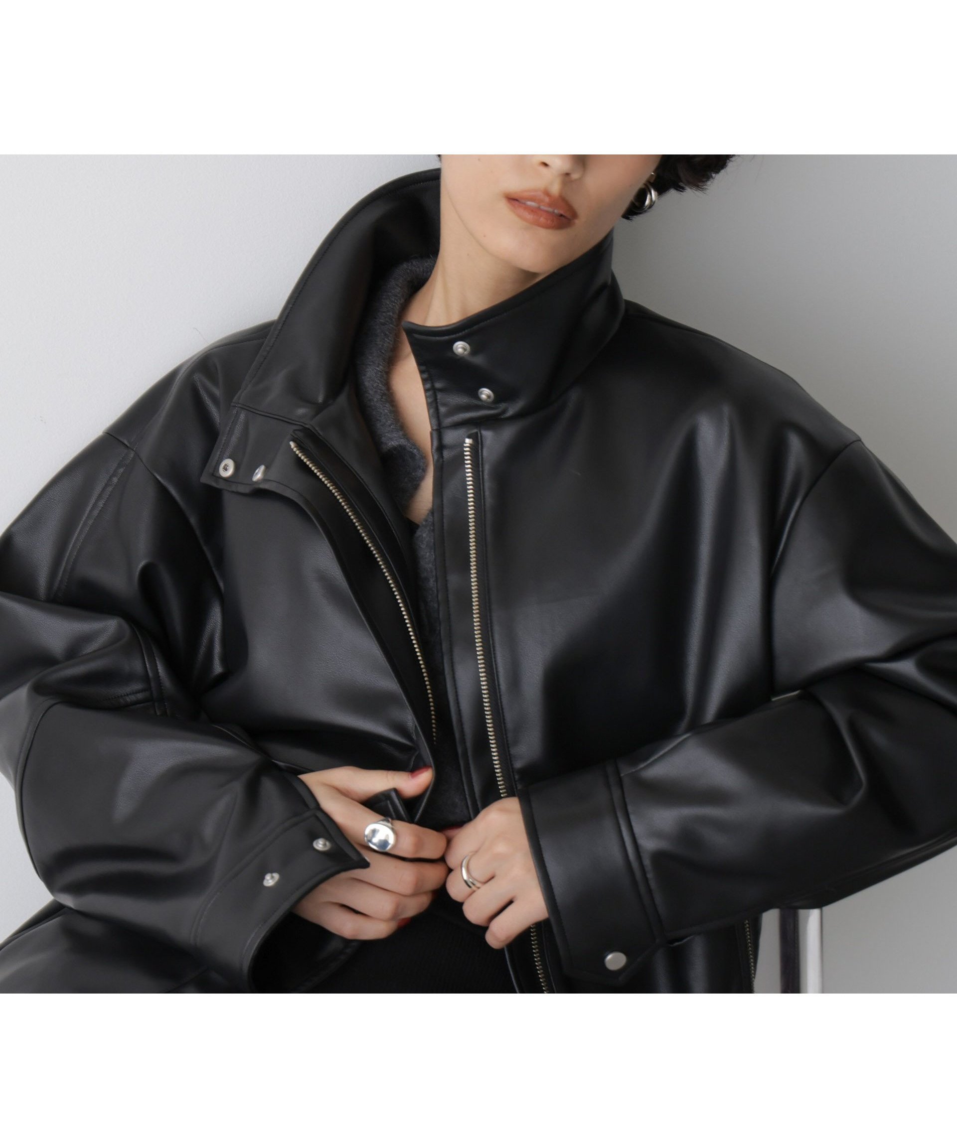 【ナノ ユニバース / nano universe】の「STEVELOUR」スタンドフェイクレザージップブルゾン 人気、トレンドファッション・服の通販 founy(ファニー) 【ナノ ユニバース/nano universe】 トレンドファッション・スタイル  Trendy Fashion & Style ファッション、ブランド PICK UP! Must-Have Online Fashion Brands ファッション Fashion レディースファッション Fashion for Women アウター Coat / Outerwear Collection ブルゾンジャケット・スポーティアウター Blouson Jackets トップス・カットソー Cut & Sew Tops ベロアトップス Velour Tops / Velvet-Look Items コーティング Coating, Coated Finish 今季 This Season, Current Season フェミニン Feminine, Girly ベロア Velour, Soft Velvet モダン Modern, Contemporary リアル Real, Realistic A/W・秋冬 Autumn/Winter 2025年 2025 2025-2026秋冬・A/W Autumn/Winter 2025–26 AW25–26 |ID:prp329100004691353