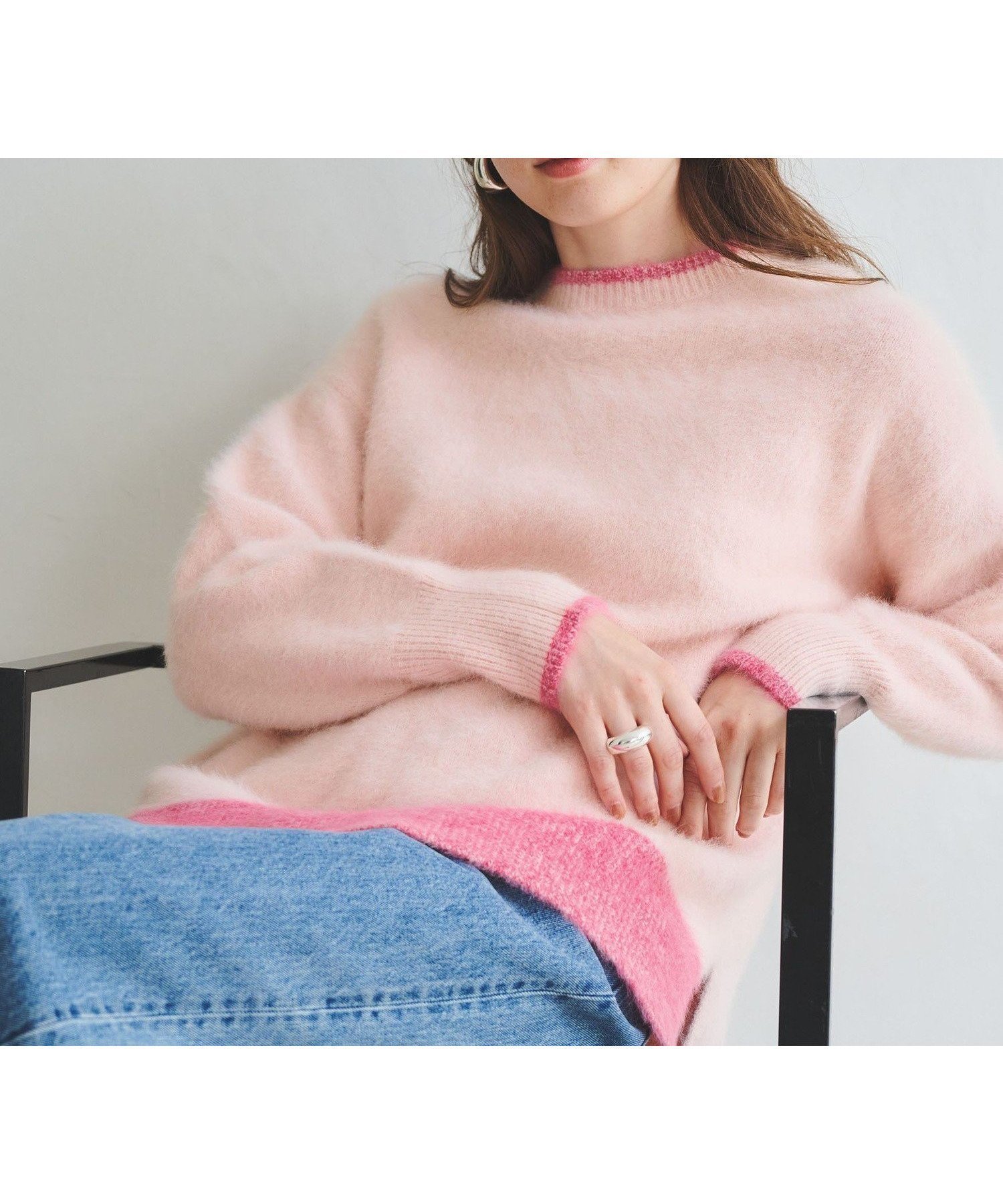 【ユナイテッドアローズ / UNITED ARROWS】のフォックスカシミヤ クルーネック ニット 人気、トレンドファッション・服の通販 founy(ファニー) 【ユナイテッドアローズ/UNITED ARROWS】 トレンドファッション・スタイル  Trendy Fashion & Style ファッション、ブランド PICK UP! Must-Have Online Fashion Brands ファッション Fashion レディースファッション Fashion for Women トップス・カットソー Cut & Sew Tops ニット Knit Tops & Sweaters 軽量 Lightweight, Ultra Light フォックス Fox, Fox Fur ヘムライン Hemline, Bottom Cut ボックス Boxy, Box Shape おすすめ Recommended / Our Picks |ID:prp329100004695400