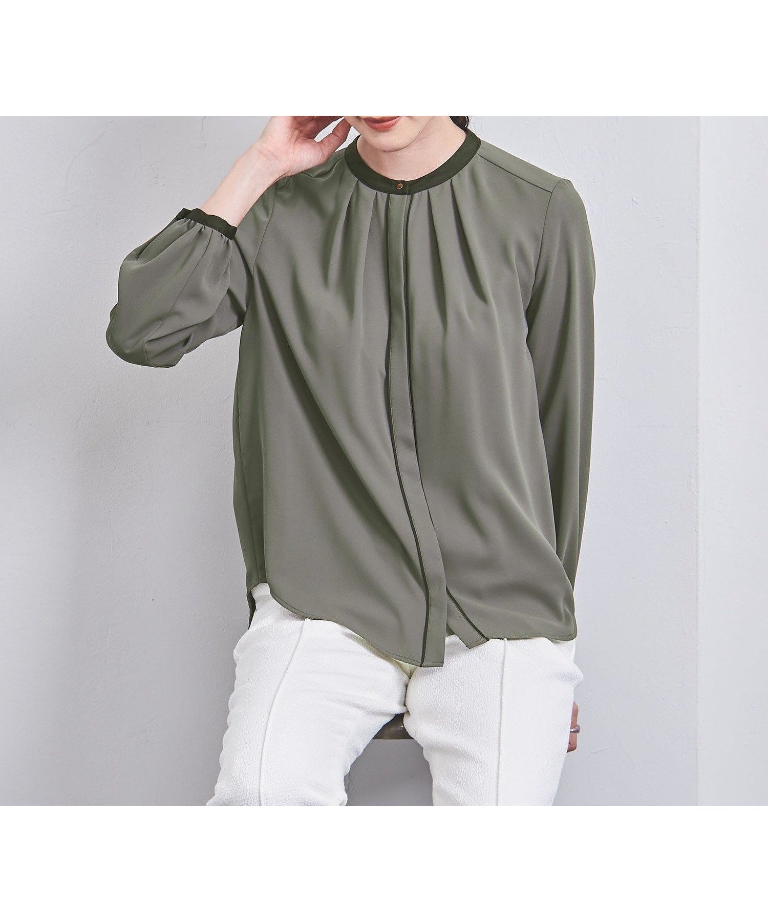 【ユナイテッドアローズ / UNITED ARROWS】のバイカラー パイピング ブラウス 人気、トレンドファッション・服の通販 founy(ファニー) 【ユナイテッドアローズ/UNITED ARROWS】 トレンドファッション・スタイル  Trendy Fashion & Style ファッション、ブランド PICK UP! Must-Have Online Fashion Brands ファッション Fashion レディースファッション Fashion for Women トップス・カットソー Cut & Sew Tops シャツ・ブラウス・オフィスカジュアル Elegant Blouses & Button-Ups インナー Innerwear ジャケット Jacket, Outerwear スクエア Square, Square Shape ドット Polka Dot, Dot Pattern パイピング Piping, Trim Design フロント Front, Front Design メタル Metal, Metal Parts ラベンダー Lavender ワンポイント One Point, Statement Accent セレモニー Ceremony |ID:prp329100004693584