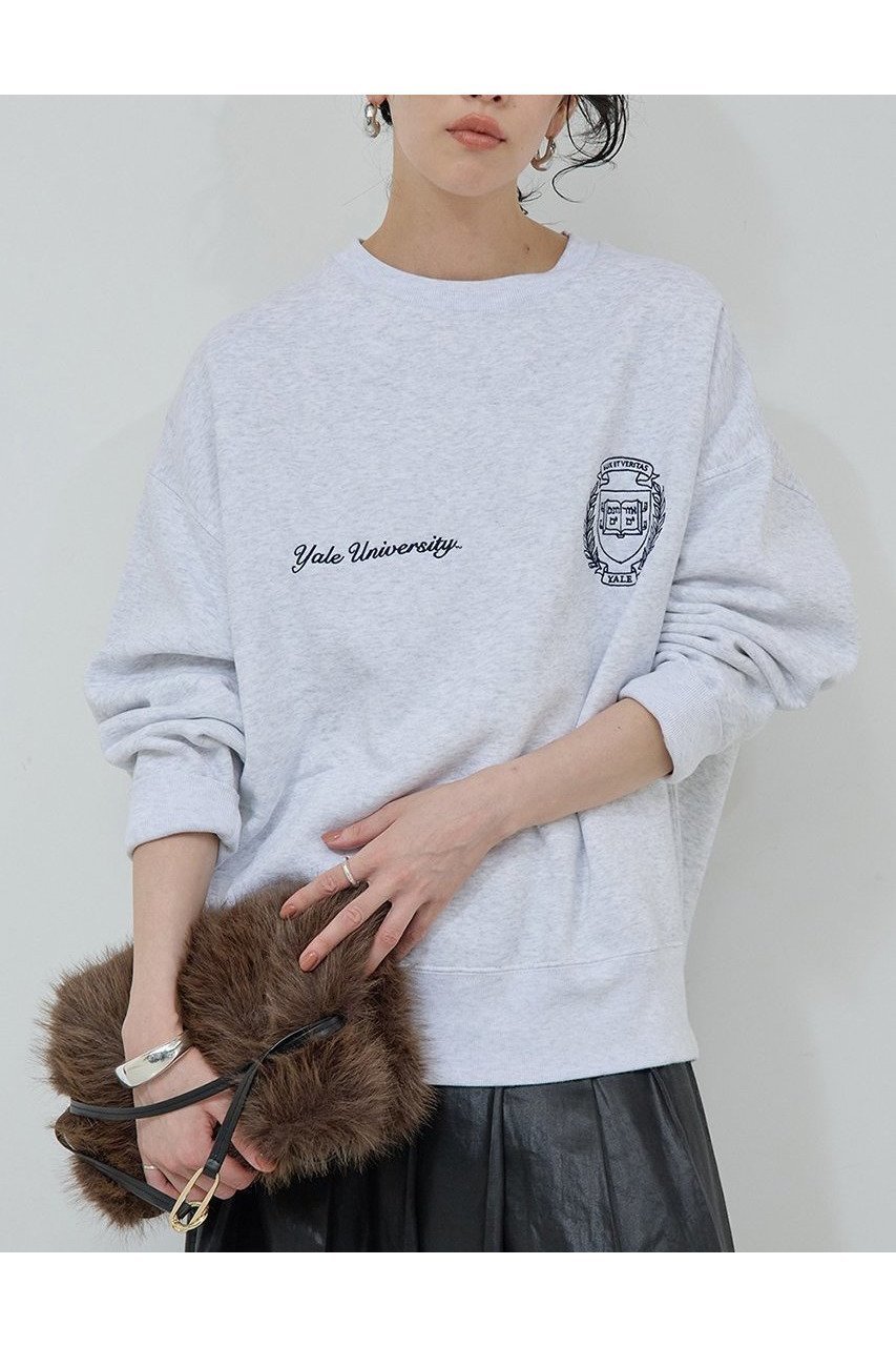 【ガリャルダガランテ / GALLARDAGALANTE】の【GOOD ROCK SPEED】YALEスウェット 人気、トレンドファッション・服の通販 founy(ファニー) 【ガリャルダガランテ/GALLARDAGALANTE】 トレンドファッション・スタイル  Trendy Fashion & Style ファッション、ブランド PICK UP! Must-Have Online Fashion Brands ファッション Fashion レディースファッション Fashion for Women トップス・カットソー Cut & Sew Tops シャツ・ブラウス・オフィスカジュアル Elegant Blouses & Button-Ups レディースパーカー・カジュアルフーディー Casual Hoodies & Sweatshirts ロングTシャツ・Tシャツ Longline T-Shirts & Tees スウェット・クルーネックトップス Sweatshirts & Crewnecks / Relaxed Fit Sweat Tops カットソー・ベーシックTシャツ Cut-and-Sewn Tops / Stretch Tees & Basics スウェット / スエット Sweatshirt, Sweatwear スラックス Slacks, Dress Pants デニム Denim, Jeans Material プリント Print, Printed Pattern 定番 Standard, Basic Item 新作・新入荷 New Arrivals / New In 長袖 Long Sleeve, Full Sleeve |ID:prp329100004703581