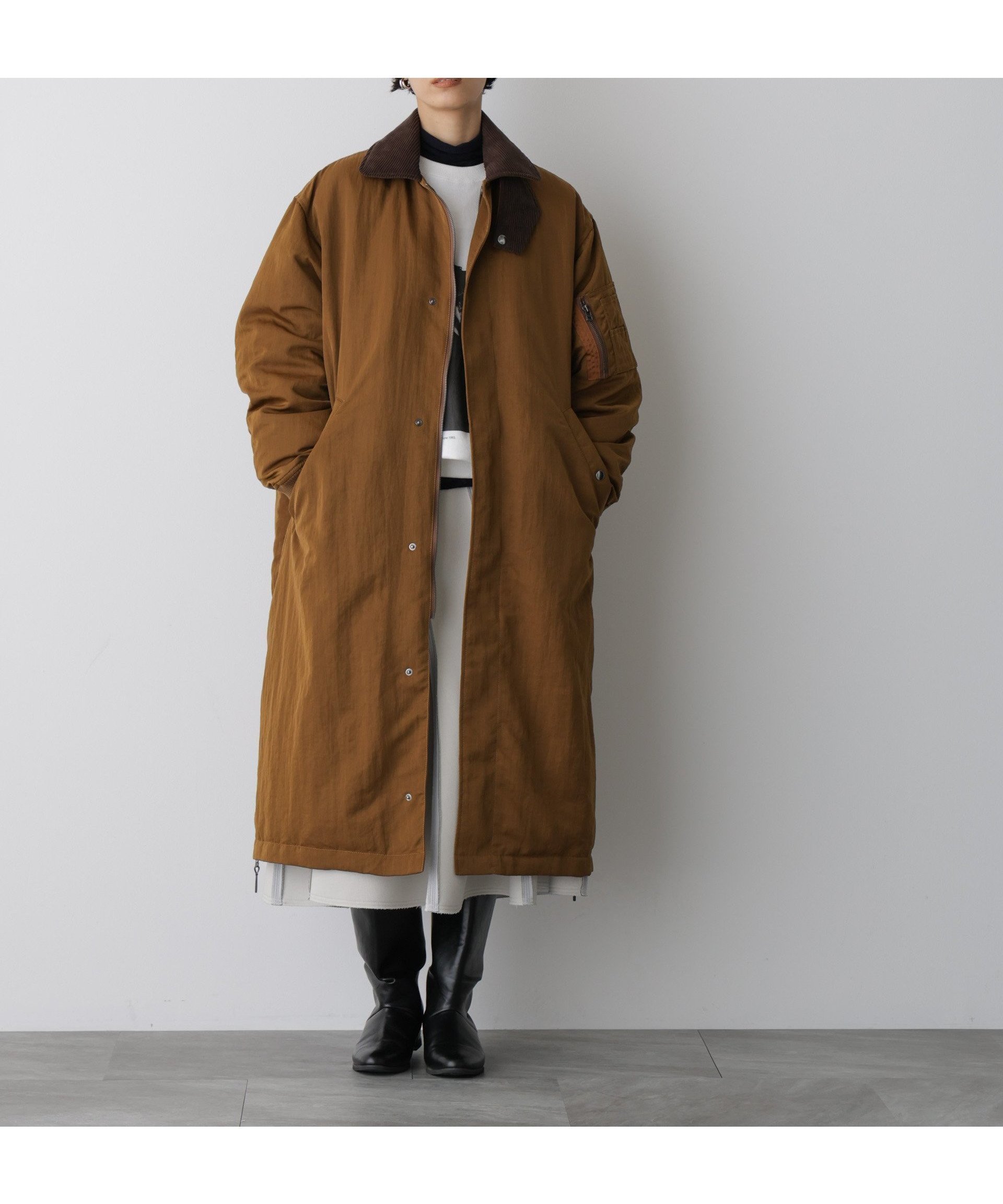 【ナノ ユニバース / nano universe】の「STEVELOUR」「西川ダウン」ミリタリーロングコート 人気、トレンドファッション・服の通販 founy(ファニー) 【ナノ ユニバース/nano universe】 トレンドファッション・スタイル  Trendy Fashion & Style ファッション、ブランド PICK UP! Must-Have Online Fashion Brands ファッション Fashion レディースファッション Fashion for Women アウター Coat / Outerwear Collection コート・ロングコート・ピーコート Long Coats, Peacoats & More アクセサリー Fashion Accessories 軽量 Lightweight, Ultra Light スリット Slit, Slit Detail ダウン Down, Puffer 時計 Watch, Wristwatch フラップ Flap, Flap Pocket ベロア Velour, Soft Velvet ポケット Pocket, Pocket Detail モダン Modern, Contemporary ロング Long, Long-Length ワッシャー Washer, Crinkled Finish 2025年 2025 2025-2026秋冬・A/W Autumn/Winter 2025–26 AW25–26 |ID:prp329100004701344