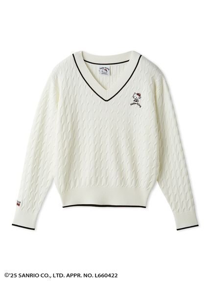【スナイデル / SNIDEL】の【HELLO KITTY】ケーブルプルオーバー 人気、トレンドファッション・服の通販 founy(ファニー) 【スナイデル/SNIDEL】 トレンドファッション・スタイル  Trendy Fashion & Style ファッション、ブランド PICK UP! Must-Have Online Fashion Brands ファッション Fashion レディースファッション Fashion for Women トップス・カットソー Cut & Sew Tops カジュアルプルオーバー・ニットトップス Pullovers & Knit Tops / Casual Pullovers 今季 This Season, Current Season ストレート Straight, Straight Cut スペシャル Special, Limited Edition スマート Smart, Elegant トレンド Trend, Trending Now リボン Ribbon, Bow ワンポイント One Point, Statement Accent おすすめ Recommended / Our Picks |ID:prp329100004727185