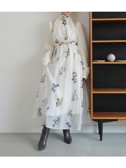 【スナイデル / SNIDEL】のSustainableフラワーモチーフワンピース×ボレロセット 人気、トレンドファッション・服の通販 founy(ファニー) 【スナイデル/SNIDEL】 トレンドファッション・スタイル  Trendy Fashion & Style ファッション、ブランド PICK UP! Must-Have Online Fashion Brands ファッション Fashion レディースファッション Fashion for Women アウター Coat / Outerwear Collection ボレロ・ショート丈ジャケット / ドレス羽織りに Boleros & Short Jackets ウェーブ Wavy Pattern エレガント 上品 Elegant 今季 This Season, Current Season シルク Silk, 100% Silk シンプル Simple, Minimal スマート Smart, Elegant トレンド Trend, Trending Now フラワー Flower, Floral フロント Front, Front Design ボレロ Bolero, Short Cardigan モチーフ Motif, Design Theme リボン Ribbon, Bow ループ Loop, Loop Knit ロング Long, Long-Length おすすめ Recommended / Our Picks |ID:prp329100004745088