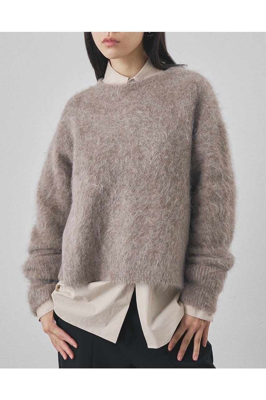 【ウィムガゼット / Whim Gazette】のスーリーアルパカC/N プルオーバー 人気、トレンドファッション・服の通販 founy(ファニー) 【ウィムガゼット/Whim Gazette】 トレンドファッション・スタイル  Trendy Fashion & Style ファッション、ブランド PICK UP! Must-Have Online Fashion Brands ファッション Fashion レディースファッション Fashion for Women トップス・カットソー Cut & Sew Tops ニット Knit Tops & Sweaters カジュアルプルオーバー・ニットトップス Pullovers & Knit Tops / Casual Pullovers なめらか Smooth, Silky Texture バランス Balance, Style Balance リラックス Relax, Relaxed Fit ワイド Wide, Wide Fit エレガント 上品 Elegant 新作・新入荷 New Arrivals / New In |ID:prp329100004752868