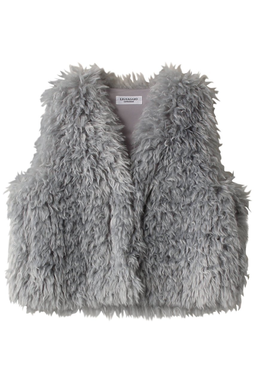 【リナージオ / LIGNAGGIO】のトスカーナラム風フェイクファー ショートジレ 人気、トレンドファッション・服の通販 founy(ファニー) 【リナージオ/LIGNAGGIO】 トレンドファッション・スタイル Trendy Fashion & Style ファッション、ブランド PICK UP! Must-Have Online Fashion Brands ファッション Fashion レディースファッション Fashion for Women アウター Coat / Outerwear Collection レディースジャケット・軽アウター Jackets シンプル Simple, Minimal ジャケット Jacket, Outerwear パーティ Party, Party Style フェイクファー Faux Fur, Imitation Fur ベスト Vest, Waistcoat 再入荷 Restock / Back in Stock A/W・秋冬 Autumn/Winter |ID:prp329100004655029