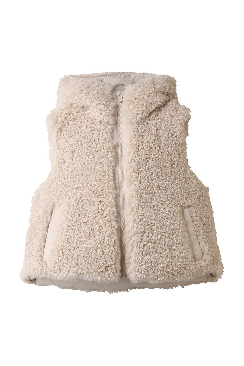 【セーブ ザ ダック / SAVE THE DUCK】のAYLAD82501W CURL/フェイクファーコショートジレ 人気、トレンドファッション・服の通販 founy(ファニー) 【セーブ ザ ダック/SAVE THE DUCK】 トレンドファッション・スタイル  Trendy Fashion & Style ファッション、ブランド PICK UP! Must-Have Online Fashion Brands ファッション Fashion レディースファッション Fashion for Women アウター Coat / Outerwear Collection レディースジャケット・軽アウター Jackets ジャケット Jacket, Outerwear フェイクファー Faux Fur, Imitation Fur ベスト Vest, Waistcoat |ID:prp329100004709234