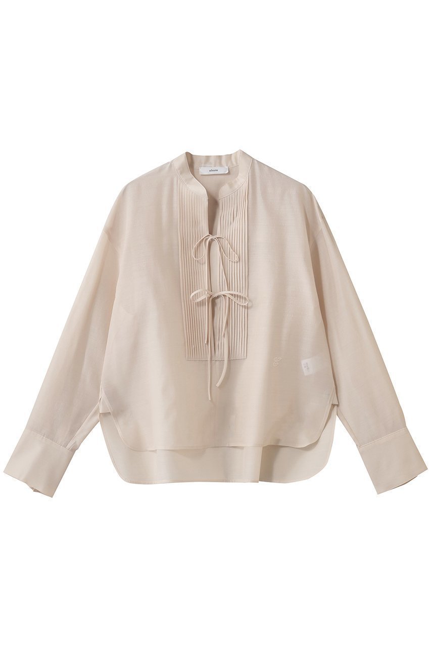 【エブール / ebure】のライトウールシルク バンドカラーブラウス 人気、トレンドファッション・服の通販 founy(ファニー) 【エブール/ebure】 トレンドファッション・スタイル Trendy Fashion & Style ファッション、ブランド PICK UP! Must-Have Online Fashion Brands ファッション Fashion レディースファッション Fashion for Women トップス・カットソー Cut & Sew Tops シャツ・ブラウス・オフィスカジュアル Elegant Blouses & Button-Ups 2026年 2026 おすすめ Recommended / Our Picks インナー Innerwear シルク Silk, 100% Silk シルケット Silket, Silky Cotton ジャケット Jacket, Outerwear スリーブ Sleeve, Long Sleeve / Short Sleeve タートル Turtleneck, Turtle Collar ダブル Double, Double-Breasted フロント Front, Front Design リボン Ribbon, Bow ロング Long, Long-Length 夏 Summer 春 Spring S/S・春夏 SS, Spring/Summer, Warm Season |ID:prp329100004781790