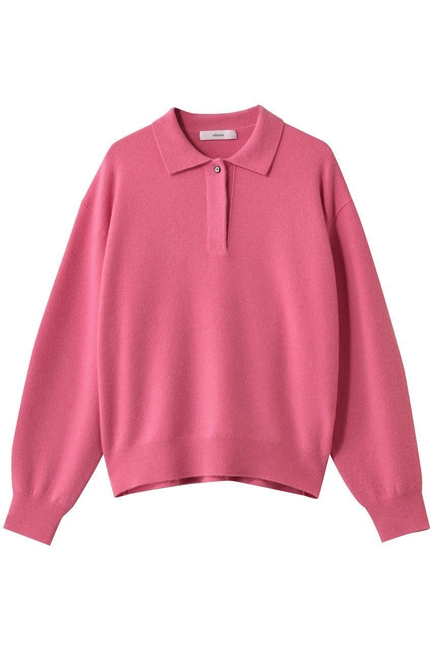 【エブール / ebure】のハイゲージカシミア ポロカラーニットプルオーバー 人気、トレンドファッション・服の通販 founy(ファニー) 【エブール/ebure】 トレンドファッション・スタイル Trendy Fashion & Style ファッション、ブランド PICK UP! Must-Have Online Fashion Brands ファッション Fashion レディースファッション Fashion for Women トップス・カットソー Cut & Sew Tops ニット Knit Tops & Sweaters カジュアルプルオーバー・ニットトップス Pullovers & Knit Tops / Casual Pullovers 2026年 2026 シンプル Simple, Minimal ストレッチ Stretch, Stretchy Fabric フォルム Silhouette, Form 夏 Summer 春 Spring S/S・春夏 SS, Spring/Summer, Warm Season |ID:prp329100004781784