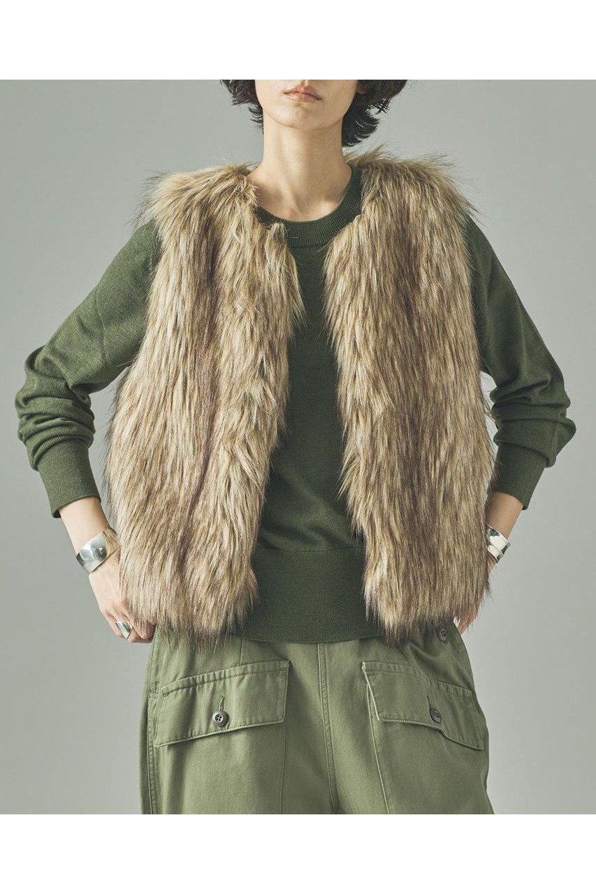 【カレンソロジー / Curensology】のシャギーファーベスト 人気、トレンドファッション・服の通販 founy(ファニー) 【カレンソロジー/Curensology】 トレンドファッション・スタイル  Trendy Fashion & Style ファッション、ブランド PICK UP! Must-Have Online Fashion Brands ファッション Fashion レディースファッション Fashion for Women アウター Coat / Outerwear Collection レディースジャケット・軽アウター Jackets アクセサリー Fashion Accessories ショート Short, Short Length ジャケット Jacket, Outerwear フェイクファー Faux Fur, Imitation Fur フォックス Fox, Fox Fur プリント Print, Printed Pattern ベスト Vest, Waistcoat リアル Real, Realistic |ID:prp329100004629336