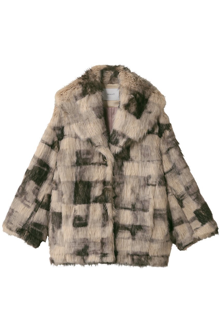 【デザイン ワークス / DESIGN WORKS】の【BEAUVET】リッチフェクファージャケットコート 人気、トレンドファッション・服の通販 founy(ファニー) 【デザイン ワークス/DESIGN WORKS】 トレンドファッション・スタイル  Trendy Fashion & Style ファッション、ブランド PICK UP! Must-Have Online Fashion Brands ファッション Fashion レディースファッション Fashion for Women アウター Coat / Outerwear Collection コート・ロングコート・ピーコート Long Coats, Peacoats & More レディースジャケット・軽アウター Jackets ショート Short, Short Length ショール Shawl, Wrap ジャケット Jacket, Outerwear ダウン Down, Puffer チェック Check, Plaid, Tartan デニム Denim, Jeans Material ドレス Dress, One-Piece フェイクファー Faux Fur, Imitation Fur プリント Print, Printed Pattern モダン Modern, Contemporary リラックス Relax, Relaxed Fit |ID:prp329100004715329