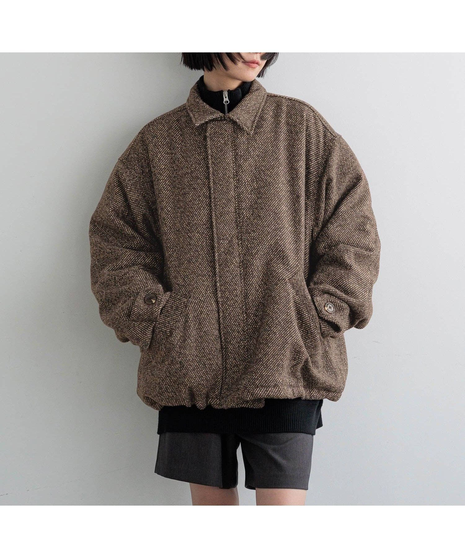 【ローリーズファーム / LOWRYS FARM】の【LFM】ツイードZIPブルゾン【UNISEX】 人気、トレンドファッション・服の通販 founy(ファニー) 【ローリーズファーム/LOWRYS FARM】 トレンドファッション・スタイル  Trendy Fashion & Style ファッション、ブランド PICK UP! Must-Have Online Fashion Brands ファッション Fashion レディースファッション Fashion for Women アウター Coat / Outerwear Collection ブルゾンジャケット・スポーティアウター Blouson Jackets ユニセックス Unisex, Genderless キルティング Quilted, Quilting ツイード Twill, Twill Weave トレンド Trend, Trending Now ドローコード Drawcord, Drawstring Cord ブルゾン Blouson, Bomber Jacket A/W・秋冬 Autumn/Winter 防寒 Cold Protection, Winter-Ready |ID:prp329100004798503