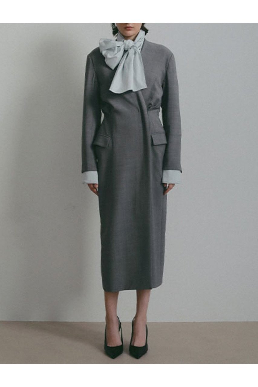 【エトレトウキョウ / ETRE TOKYO】の【SANTE】カシュクールドレス 人気、トレンドファッション・服の通販 founy(ファニー) 【エトレトウキョウ/ETRE TOKYO】 トレンドファッション・スタイル  Trendy Fashion & Style ファッション、ブランド PICK UP! Must-Have Online Fashion Brands ファッション Fashion レディースファッション Fashion for Women ワンピース Dresses フォーマル・パーティードレス・結婚式用ドレス Elegant & Casual Dresses チュニック Tunic Tops & Dresses 春 Spring キュプラ Cupro, Eco Fabric シェイプ Shape, Slim Fit ジャケット Jacket, Outerwear チュニック Tunic, Long Top なめらか Smooth, Silky Texture フォルム Silhouette, Form フォーマル Formal, Dressy フラップ Flap, Flap Pocket ポケット Pocket, Pocket Detail ロング Long, Long-Length S/S・春夏 SS, Spring/Summer, Warm Season 夏 Summer エレガント 上品 Elegant セレモニー Ceremony 2026年 2026 |ID:prp329100004851879