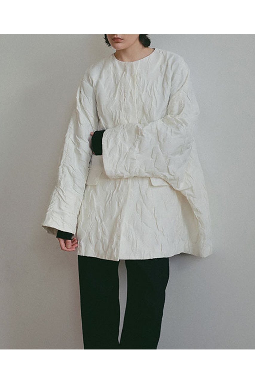 【エトレトウキョウ / ETRE TOKYO】の【SANTE】ドルマンスリーブジャガードコート 人気、トレンドファッション・服の通販 founy(ファニー) 【エトレトウキョウ/ETRE TOKYO】 トレンドファッション・スタイル  Trendy Fashion & Style ファッション、ブランド PICK UP! Must-Have Online Fashion Brands ファッション Fashion レディースファッション Fashion for Women アウター Coat / Outerwear Collection コート・ロングコート・ピーコート Long Coats, Peacoats & More 2026年 2026 ショート Short, Short Length ジャカード／ジャガード Jacquard, Woven Pattern セレモニー Ceremony フォルム Silhouette, Form ポケット Pocket, Pocket Detail ポンチョ Poncho, Cape Style エレガント 上品 Elegant 夏 Summer 抗菌 Antibacterial, Bacteria-Resistant 春 Spring S/S・春夏 SS, Spring/Summer, Warm Season |ID:prp329100004854272