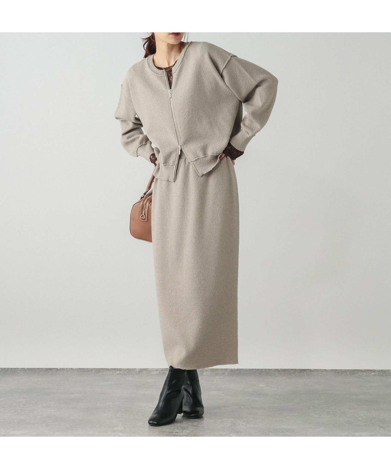 【グローバルワーク / GLOBAL WORK】のクルーZIPカーディガン*スカートセット/601262 人気、トレンドファッション・服の通販 founy(ファニー) 【グローバルワーク/GLOBAL WORK】 トレンドファッション・スタイル  Trendy Fashion & Style ファッション、ブランド PICK UP! Must-Have Online Fashion Brands ファッション Fashion レディースファッション Fashion for Women スカート Skirts おすすめ Recommended / Our Picks カーディガン Cardigan, Knitwear コンパクト Compact, Small Size シャイニー Shiny, Glossy Finish セットアップ Set-Up, Coordinated Outfit デニム Denim, Jeans Material トラベル Travel, Travel Gear ブルゾン Blouson, Bomber Jacket リゾート Resort, Vacation Style リラックス Relax, Relaxed Fit ワイド Wide, Wide Fit エレガント 上品 Elegant 旅行 Travel 羽織 Haori, Light Jacket |ID:prp329100004855826