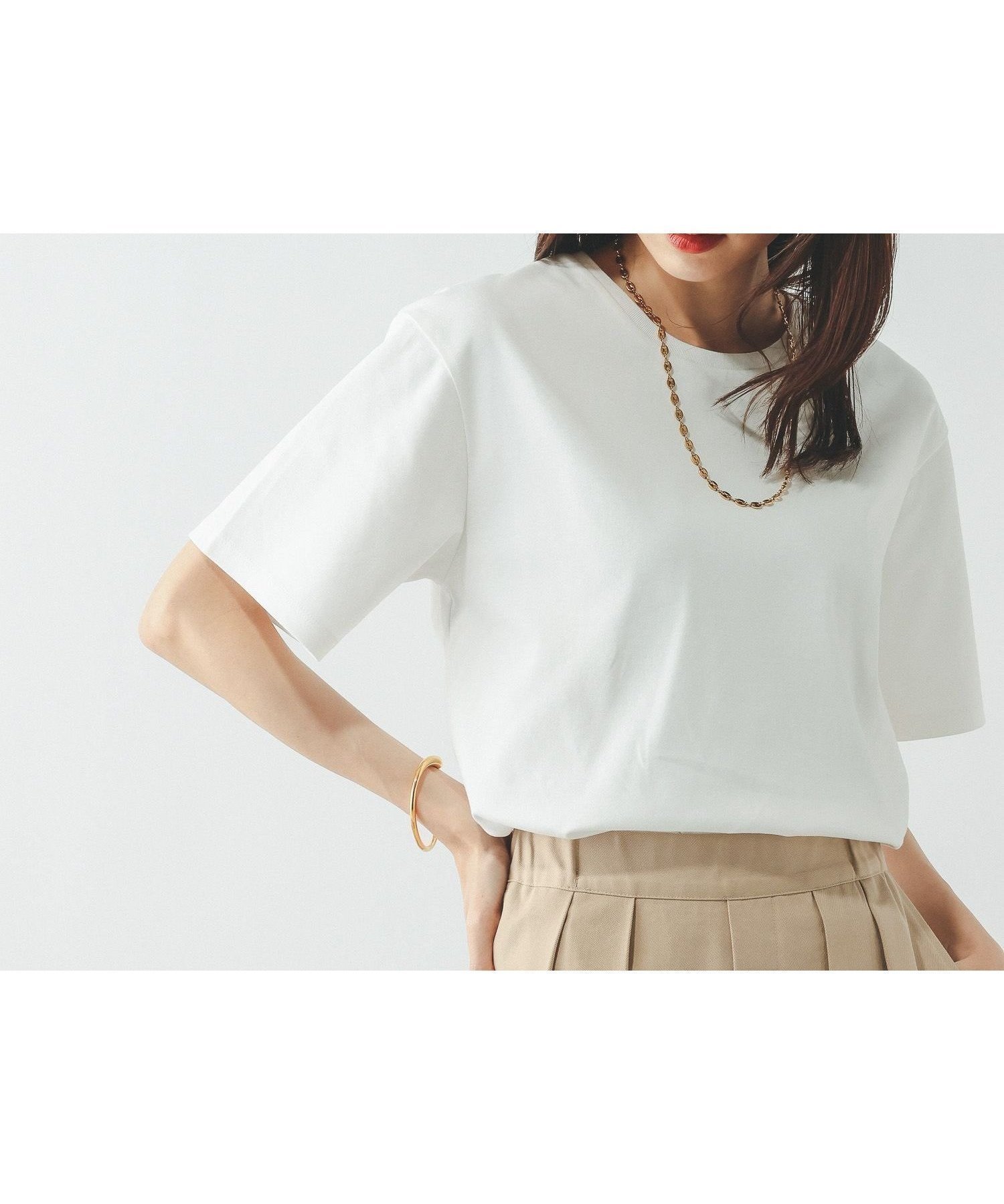 【光沢感となめらか素材で魅せる透けにくいベーシックTシャツ】GLOBAL WORK(グローバルワーク)通販 人気、トレンドファッション・服の通販 founy(ファニー) 【グローバルワーク/GLOBAL WORK】 トレンドファッション・スタイル  Trendy Fashion & Style ファッション、ブランド PICK UP! Must-Have Online Fashion Brands ファッション Fashion レディースファッション Fashion for Women インナー Innerwear 春 Spring キャミワンピース Cami Dress, Slip Dress 抗菌 Antibacterial, Bacteria-Resistant シルク Silk, 100% Silk なめらか Smooth, Silky Texture ベーシック Basic, Essential ボトム Bottoms, Lower Wear 無地 Plain, Solid Color S/S・春夏 SS, Spring/Summer, Warm Season プチプライス・低価格 Affordable / Budget Price おすすめ Recommended / Our Picks 夏 Summer ビジネス 仕事 通勤 Business / Work / Commuting |ID:prp329100004919214